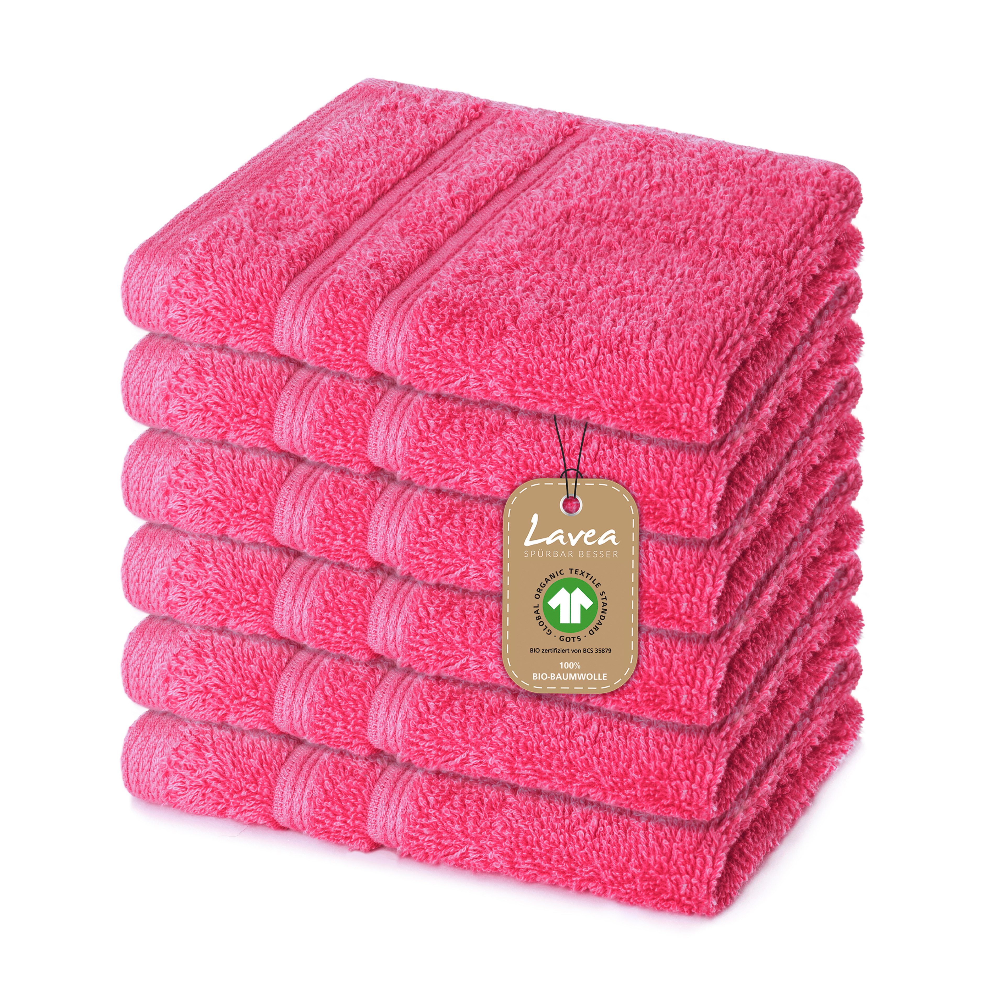 Lavea Handtuch Set Bio-Baumwoll Serie Bali, günstig online kaufen
