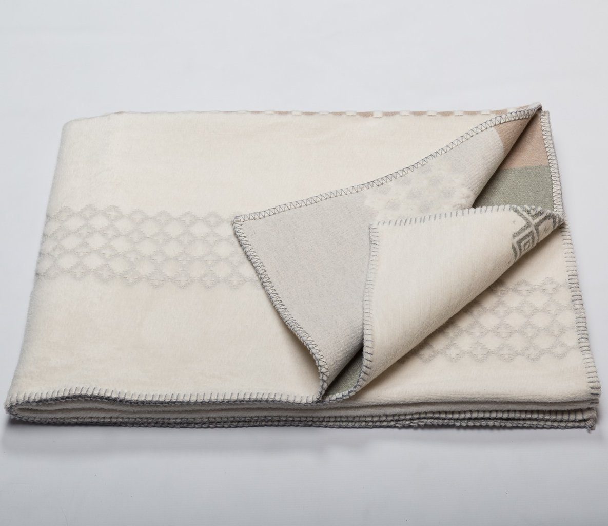 Wohndecke David Fussenegger Wohndecke Deco 'Bordüre' 130 x 200 cm