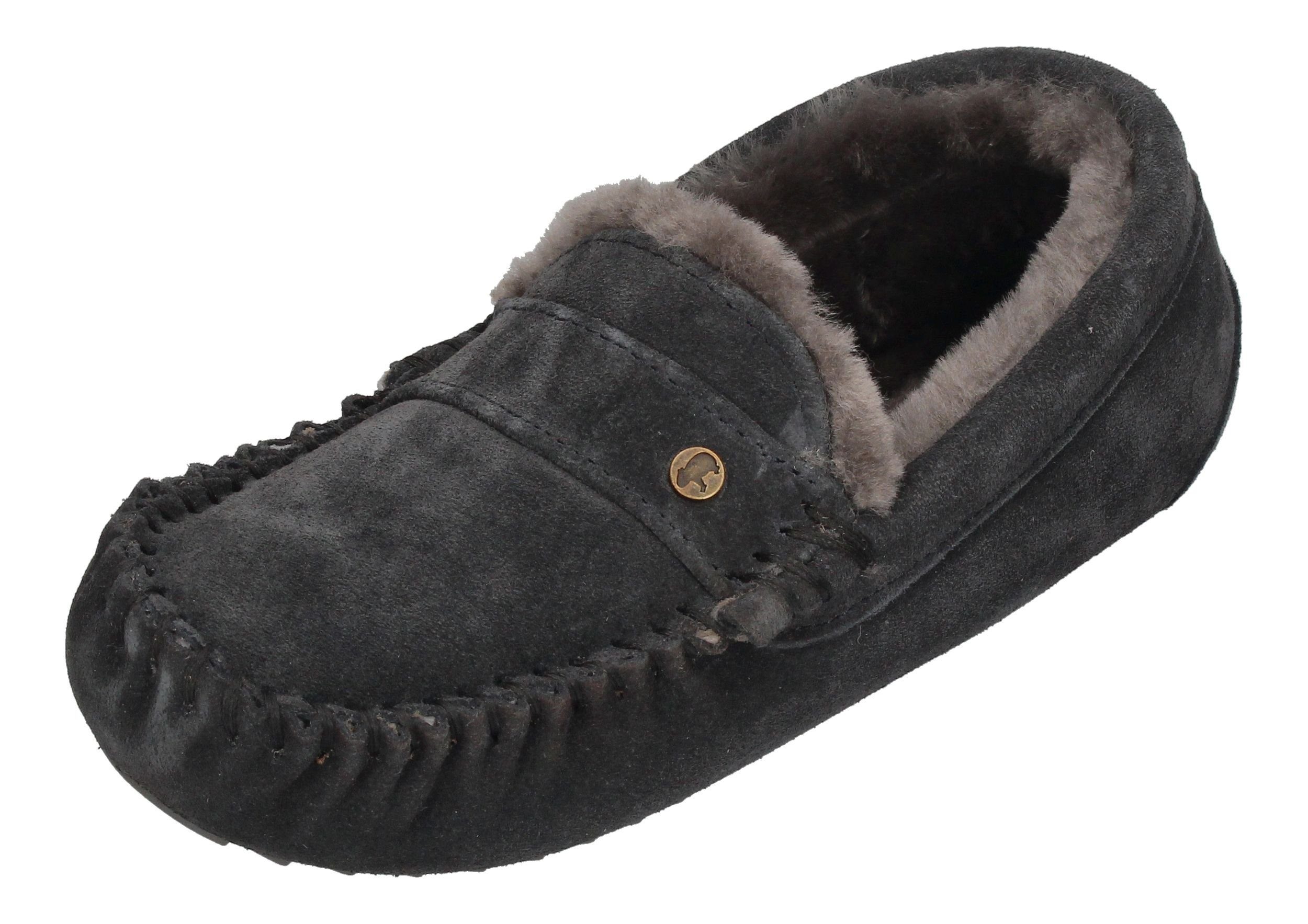WARMBAT Nowra Suede NWR3410-89 Hausschuh Charcoal