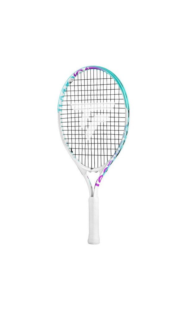 Tennisschläger Tempo Iga 21in/185g (4-7 Jahre) 2025 weiss/violett - besaitet -
