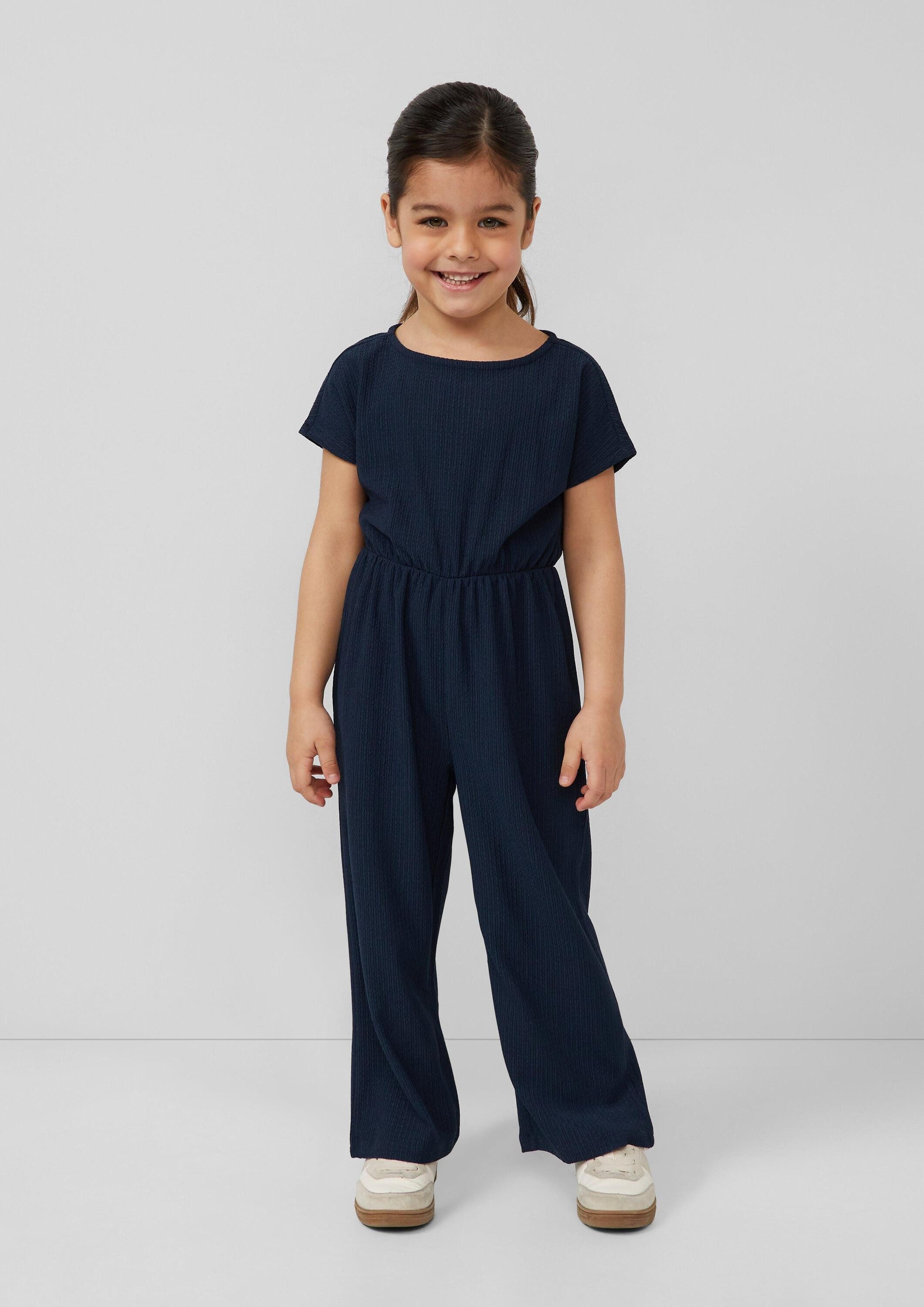 s.Oliver Jumpsuit Overall Strukturierter Overall mit Wide Leg