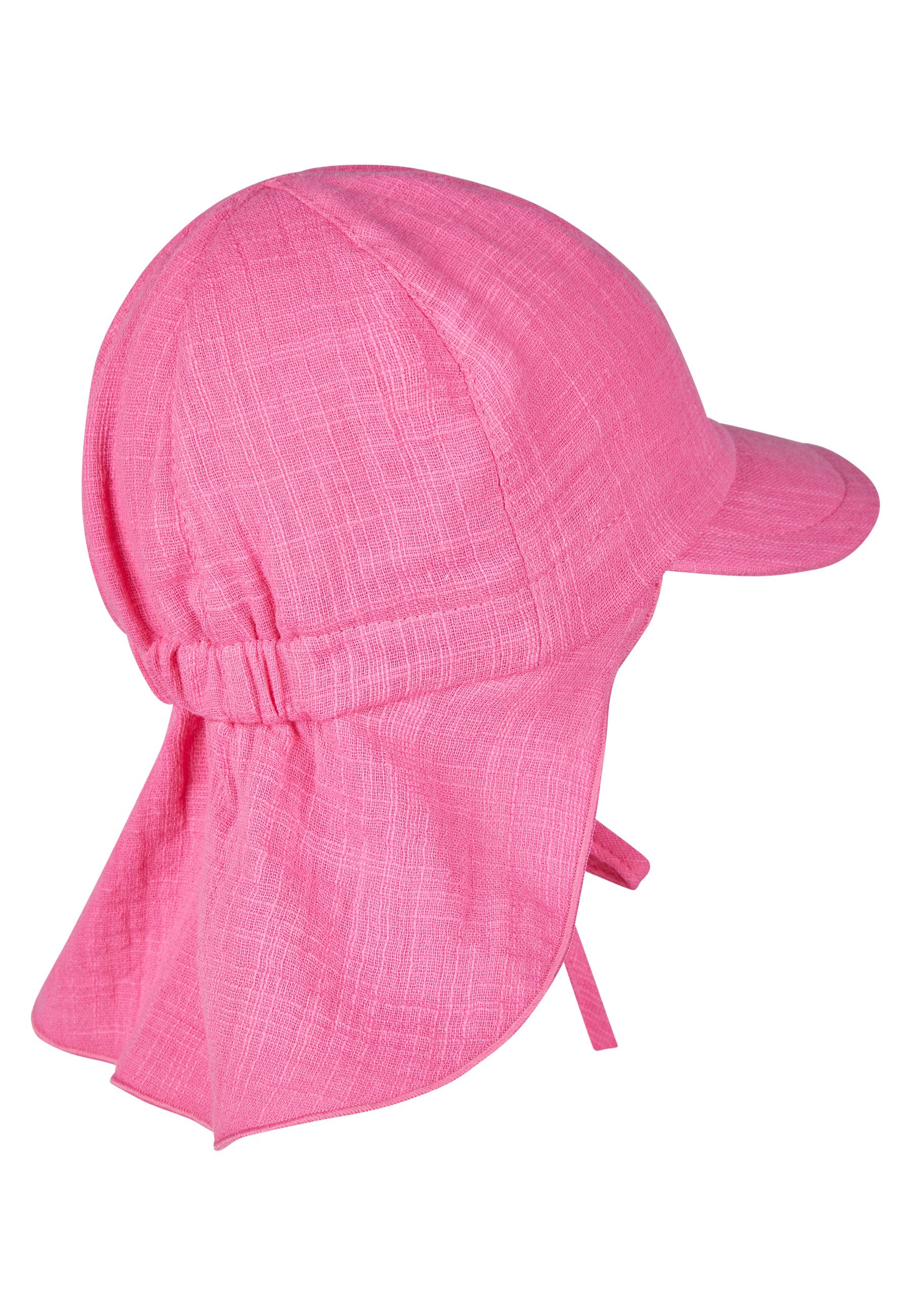 Sterntaler® Schirmmütze Schirmmütze mit Nackenschutz uni (1-St)