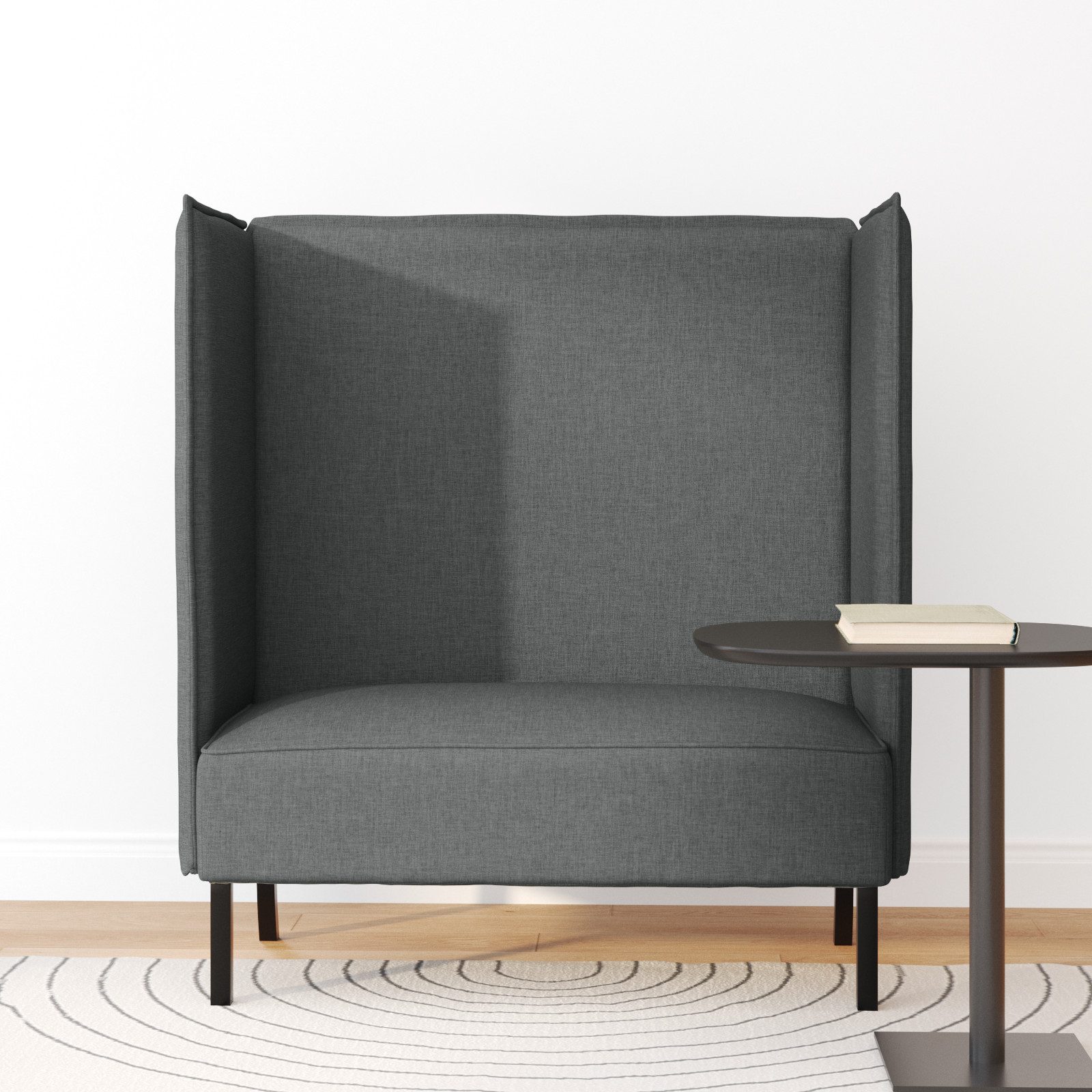 vidaXL Sofa Hochlehnersofa Dunkelgrau 109x56x121 cm günstig online kaufen