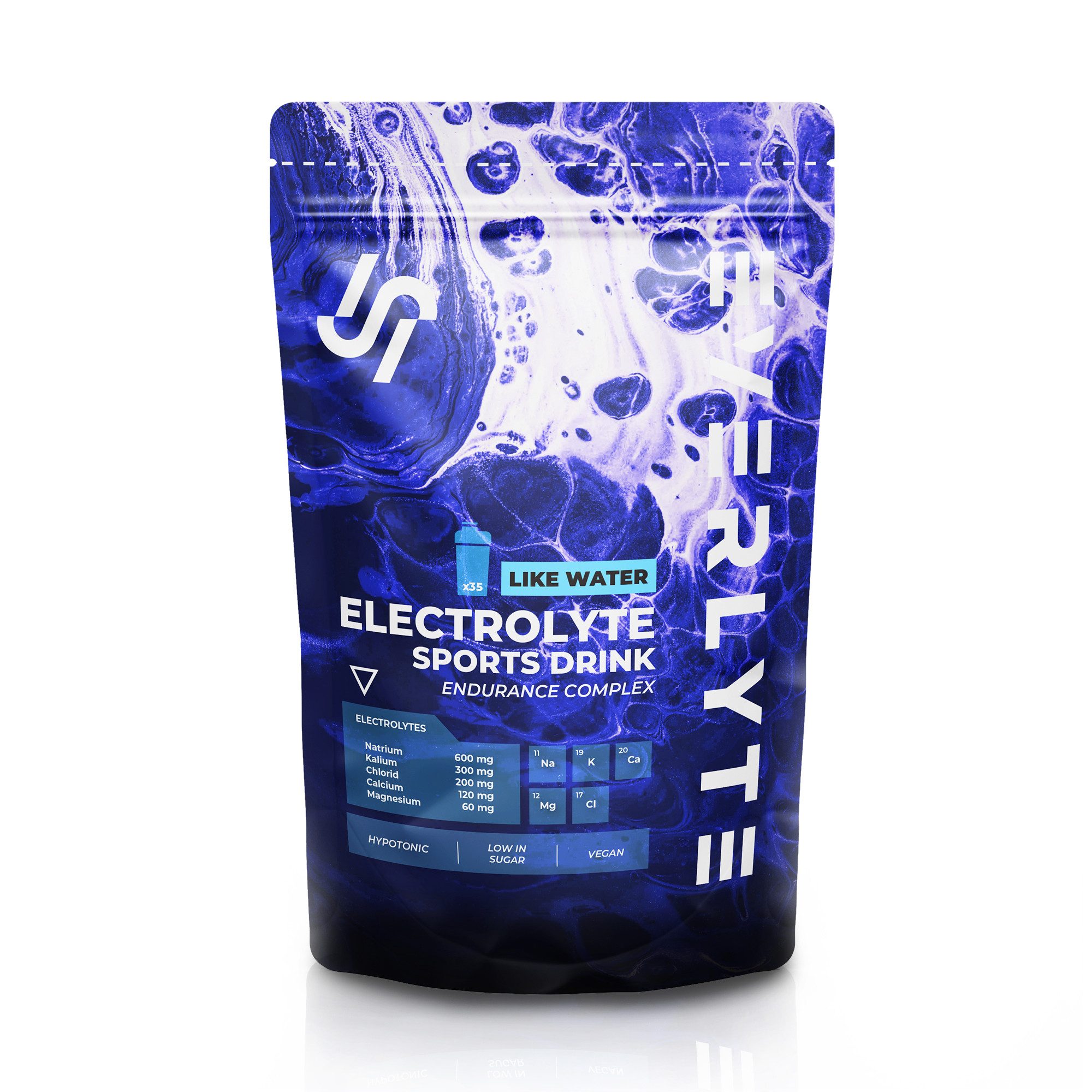 Everlyte Premium Elektrolyte Pulver Vegan Zuckerarm Like Water Neutral Pulver, 245 g