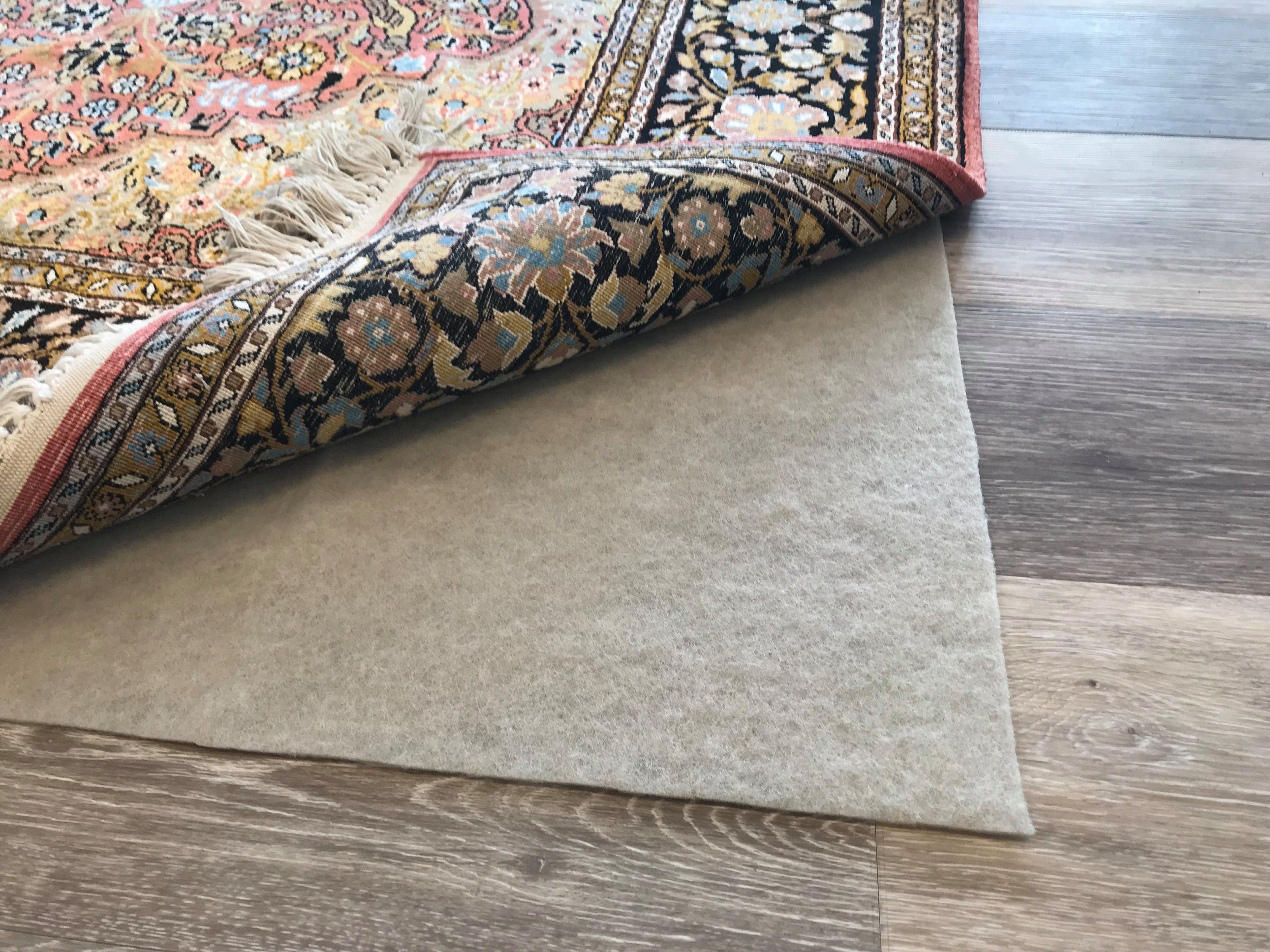 TeppichHome24 Antirutsch Teppichunterlage Antirutschmatte Teppichunterleger in Braun