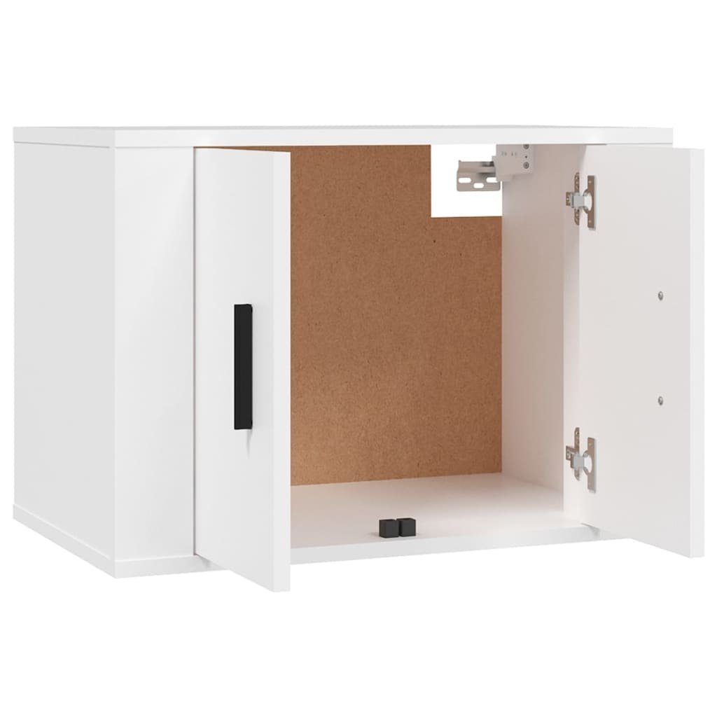 Weiß 57x34,5x40 (2-St) Stk. TV-Schrank TV-Wandschränke cm 2 vidaXL