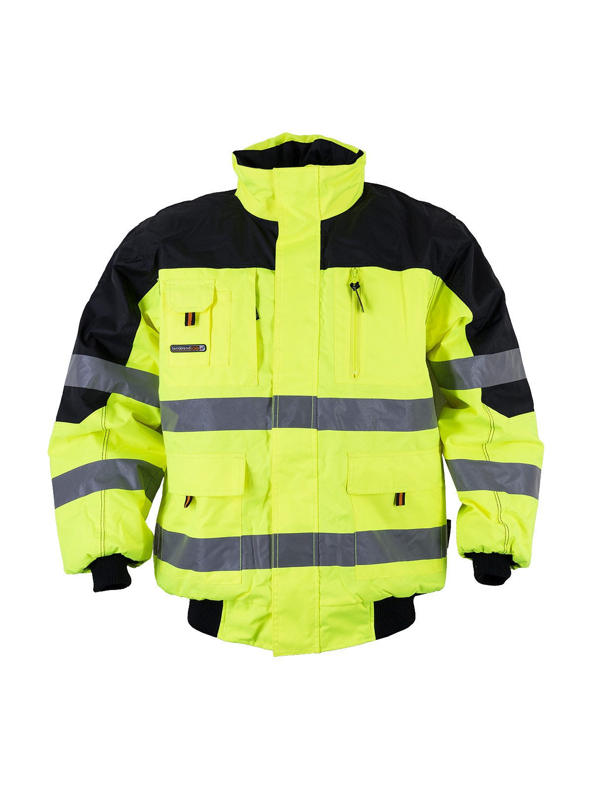 Pilotenjacke Arbeitsjacke Gelb CLOVELLY Warnschutzjacke