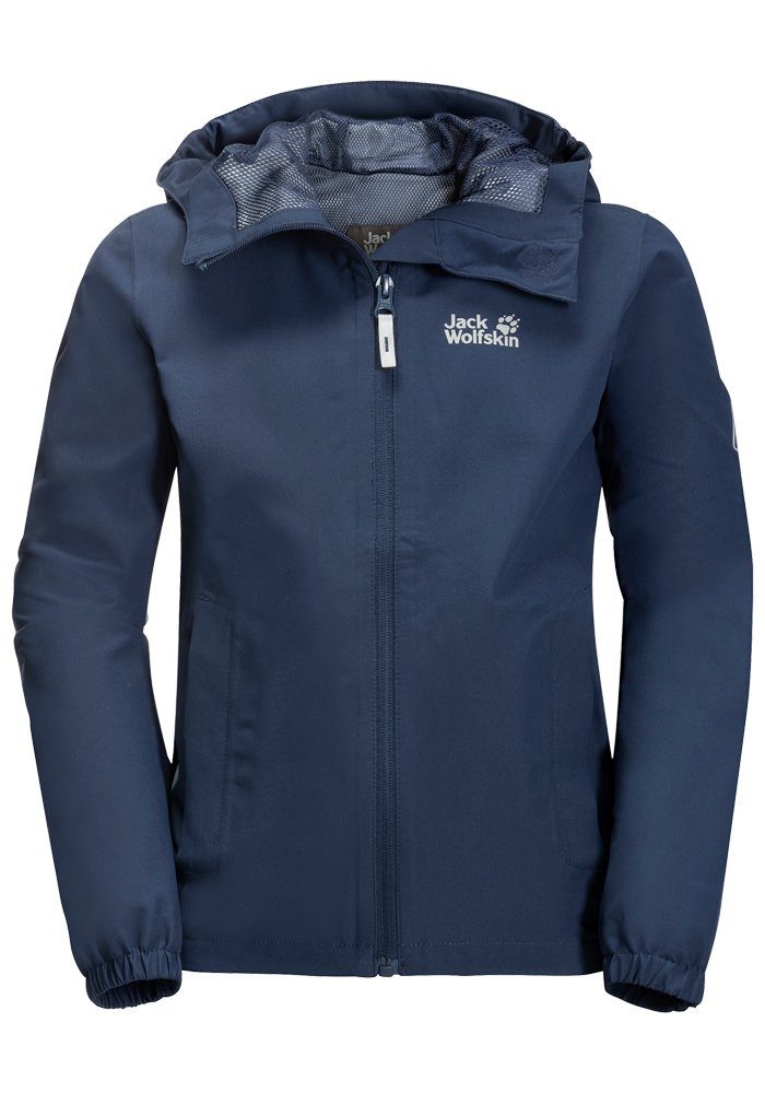 Jack K Outdoorjacke stahlblau JACKET Wolfskin FLAZE