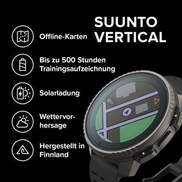 Suunto Vertical GPS Watch Titanium Smartwatch (1,4 Zoll)