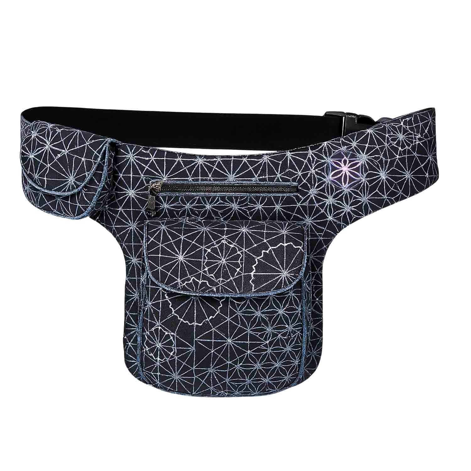 KUNST UND MAGIE Bauchtasche Hüft/Bauchtasche Gürteltasche Crossbody Tasche Festival Schultertasche
