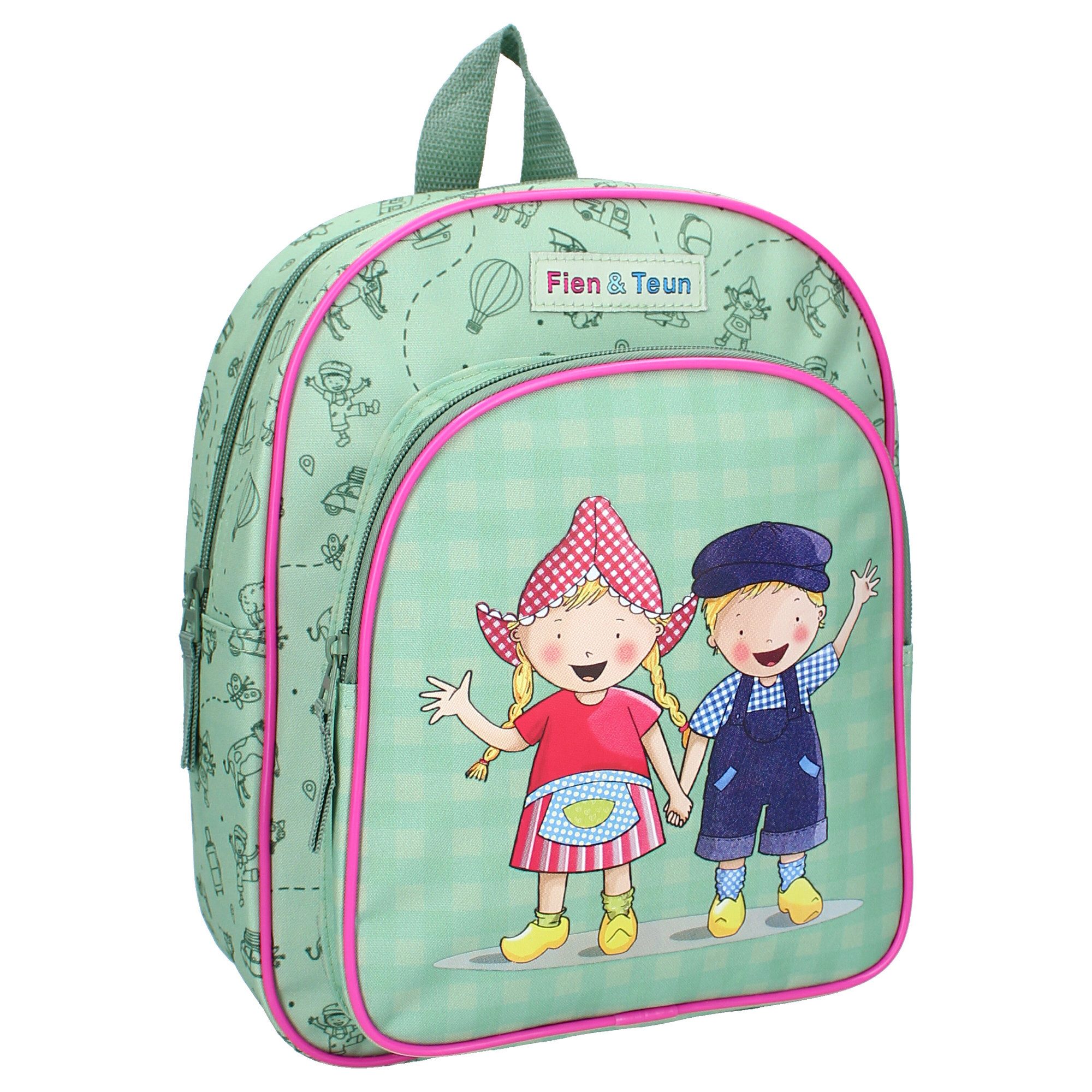 Vadobag Kinderrucksack Rucksack Dierenvriendjes für Kinder aus Polyester