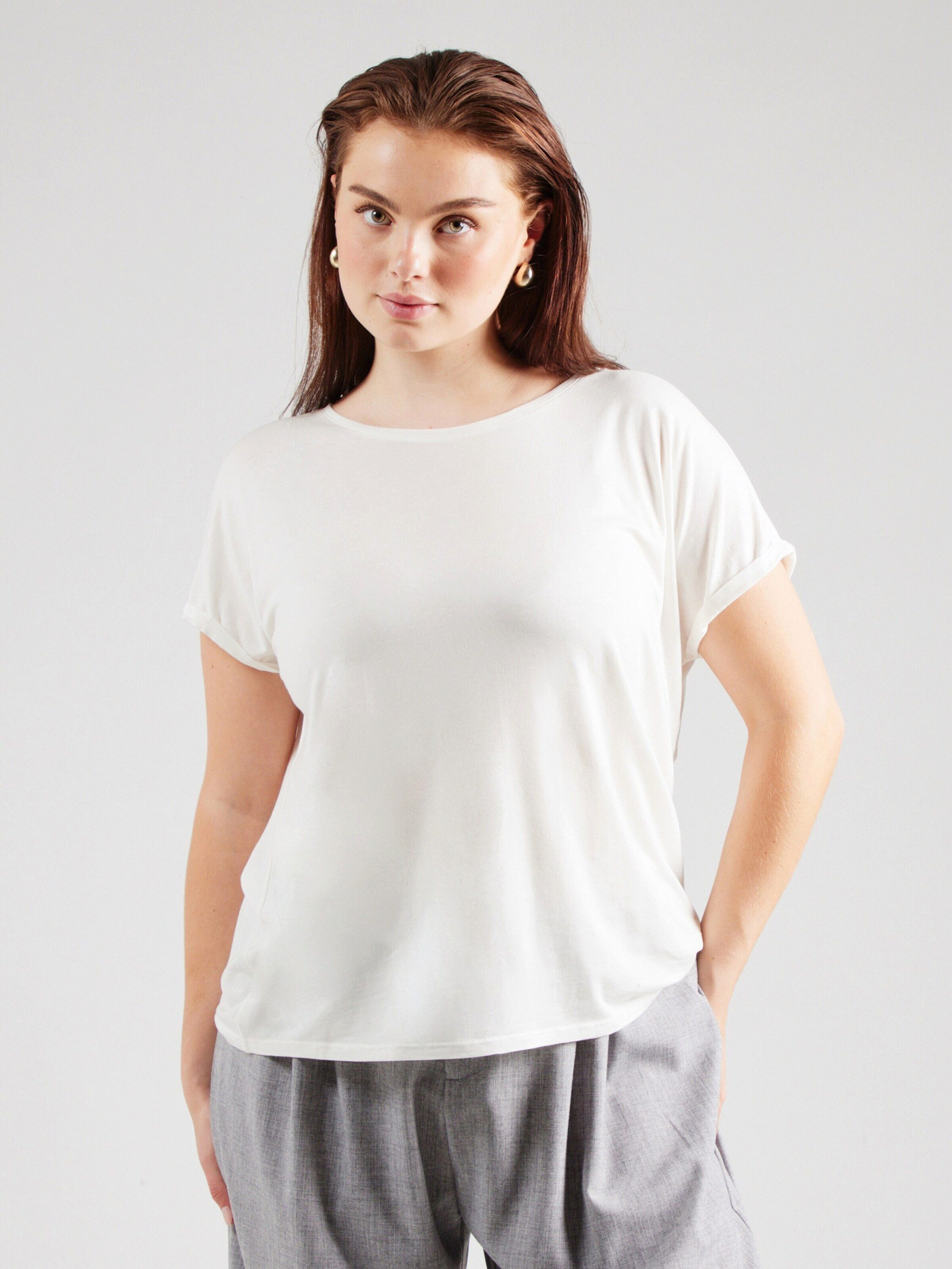Vero Moda Curve T-Shirt Aya (1-tlg) Plain/ohne Details