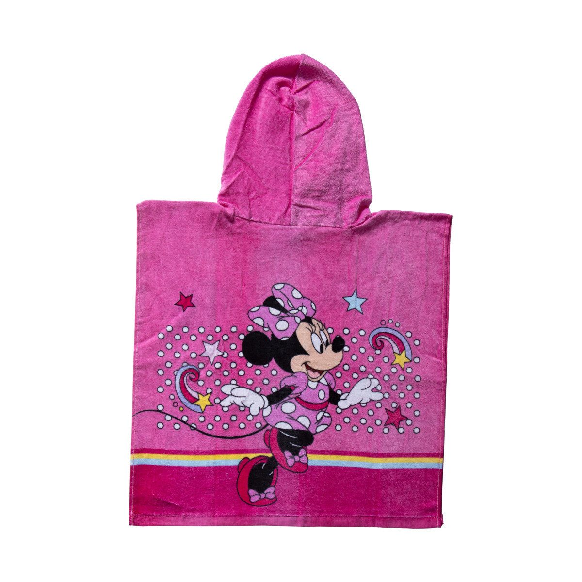 Disney Badeponcho Minnie Mouse Mädchen, Lang, Frottee, Keine / nicht relevant, Schlupf, Badeponcho, Bademantel, Badehandtuch, Badetextilien, Cardigan
