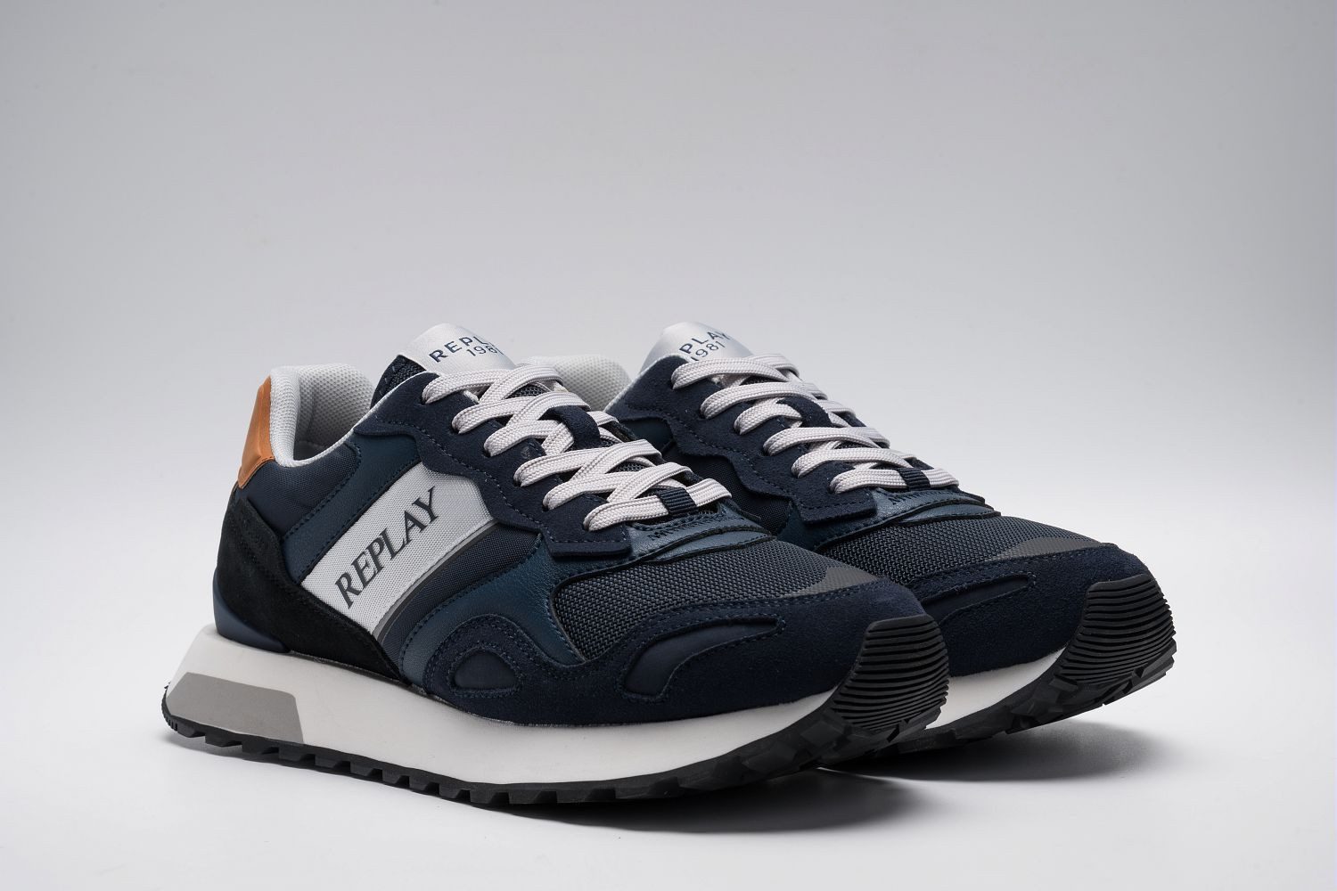 Replay BULLET UNION Sneaker Schnürschuh, Freizeitsneaker, Plateausneaker mit Logoschriftzug