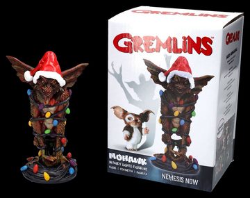 Figuren Shop GmbH Dekofigur Gremlins Figur - Mohawk mit Lichterkette - Weihnachten Dekofigur Fantasy Horror
