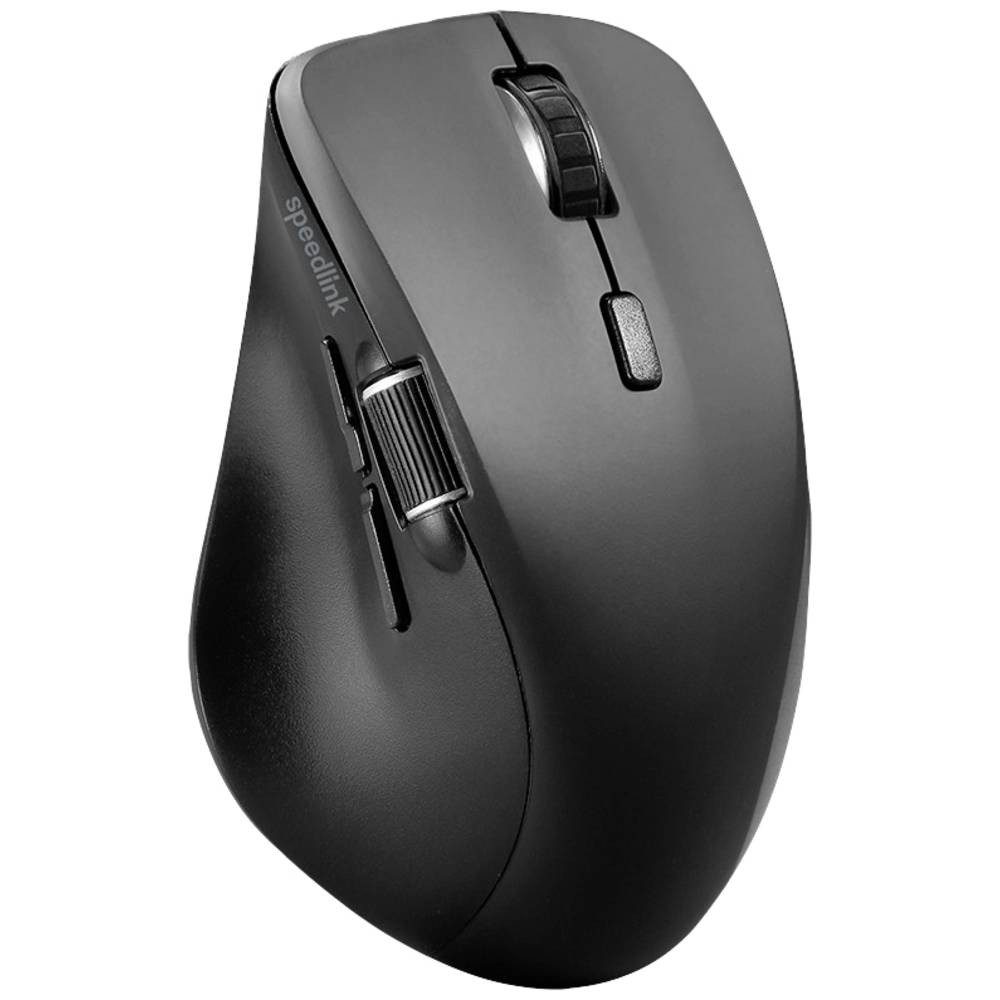 Speedlink Maus SL-630021-RRBK Mäuse (Geräuscharme Tasten, Integriertes Scrollrad, Wiederaufladbar)