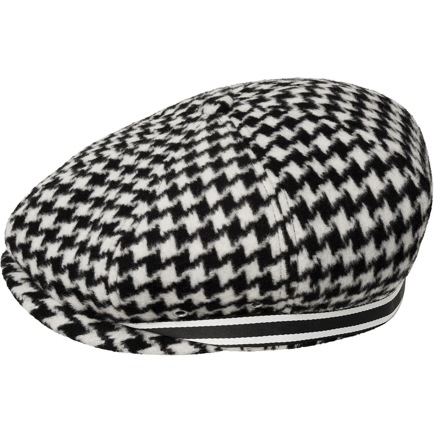 Kangol Schiebermütze Ballonmütze Newsboy 8-tlg mit Hahnentrittmuster