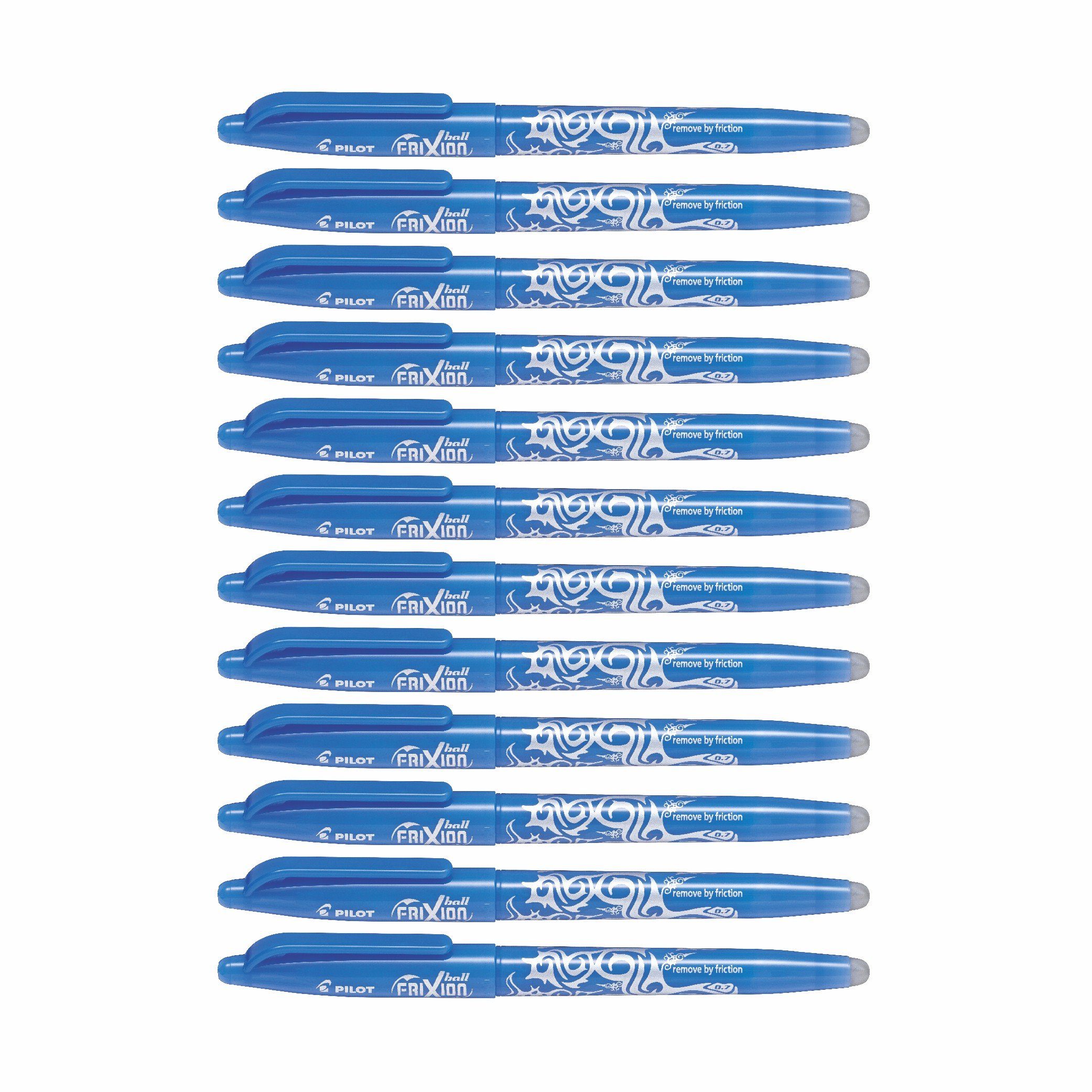 0.7 Tintenroller Ball 12er-Set, skyblue - Frixion (12-tlg) PILOT