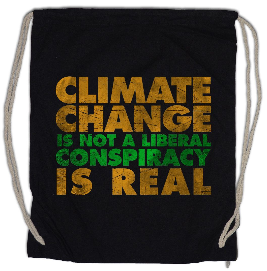 Turnbeutel Climate Change is Real Turnbeutel Umweltschutz Save The World Green