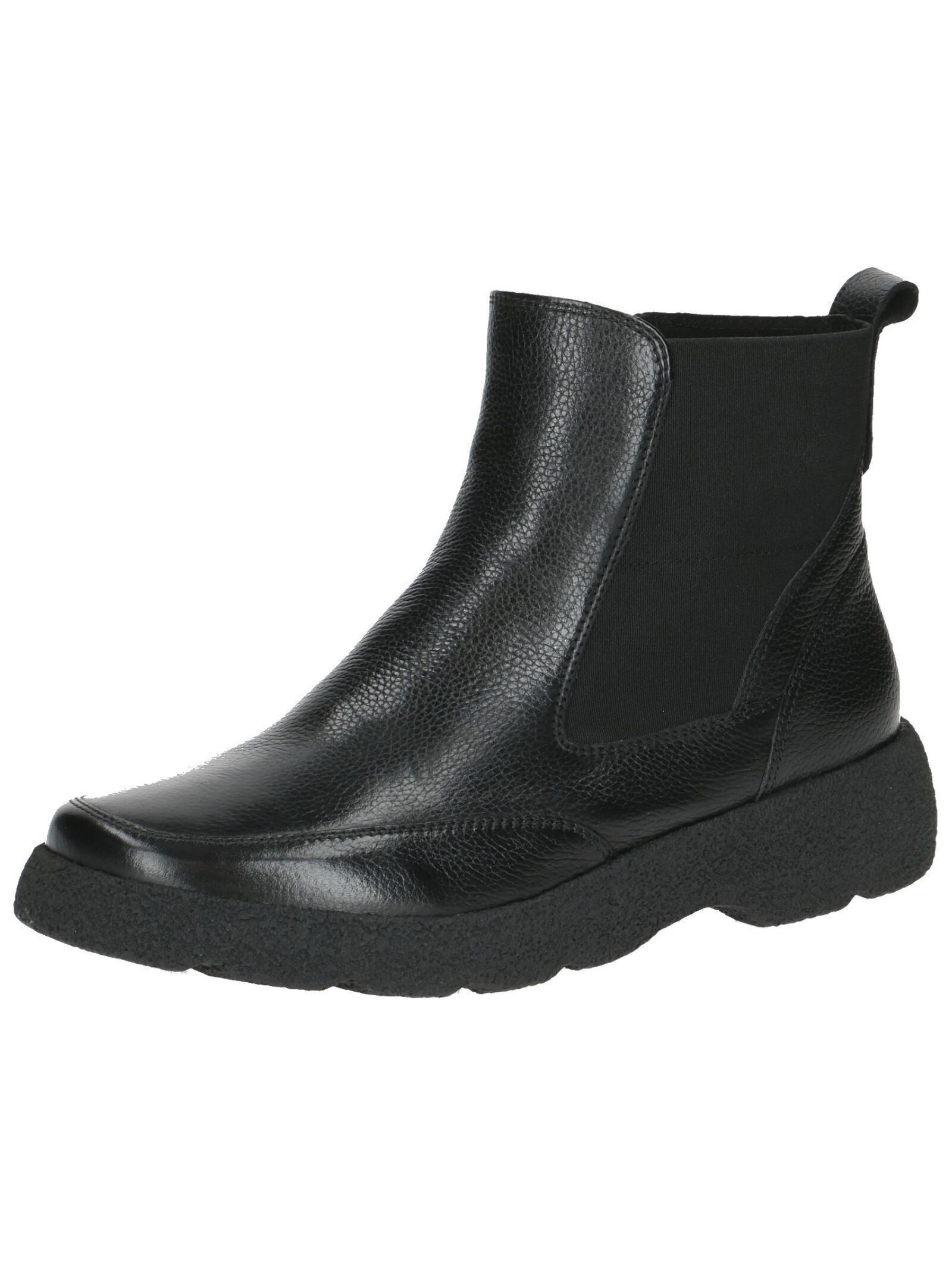 Stiefelette Leder/Textil Stiefelette