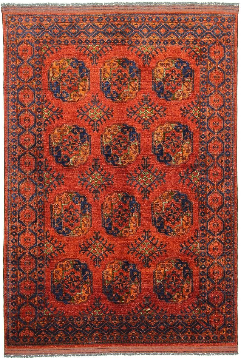 Orientteppich Afghan Ersari 174x250 Handgeknüpfter Orientteppich, Nain Trading, rechteckig, Höhe: 6 mm