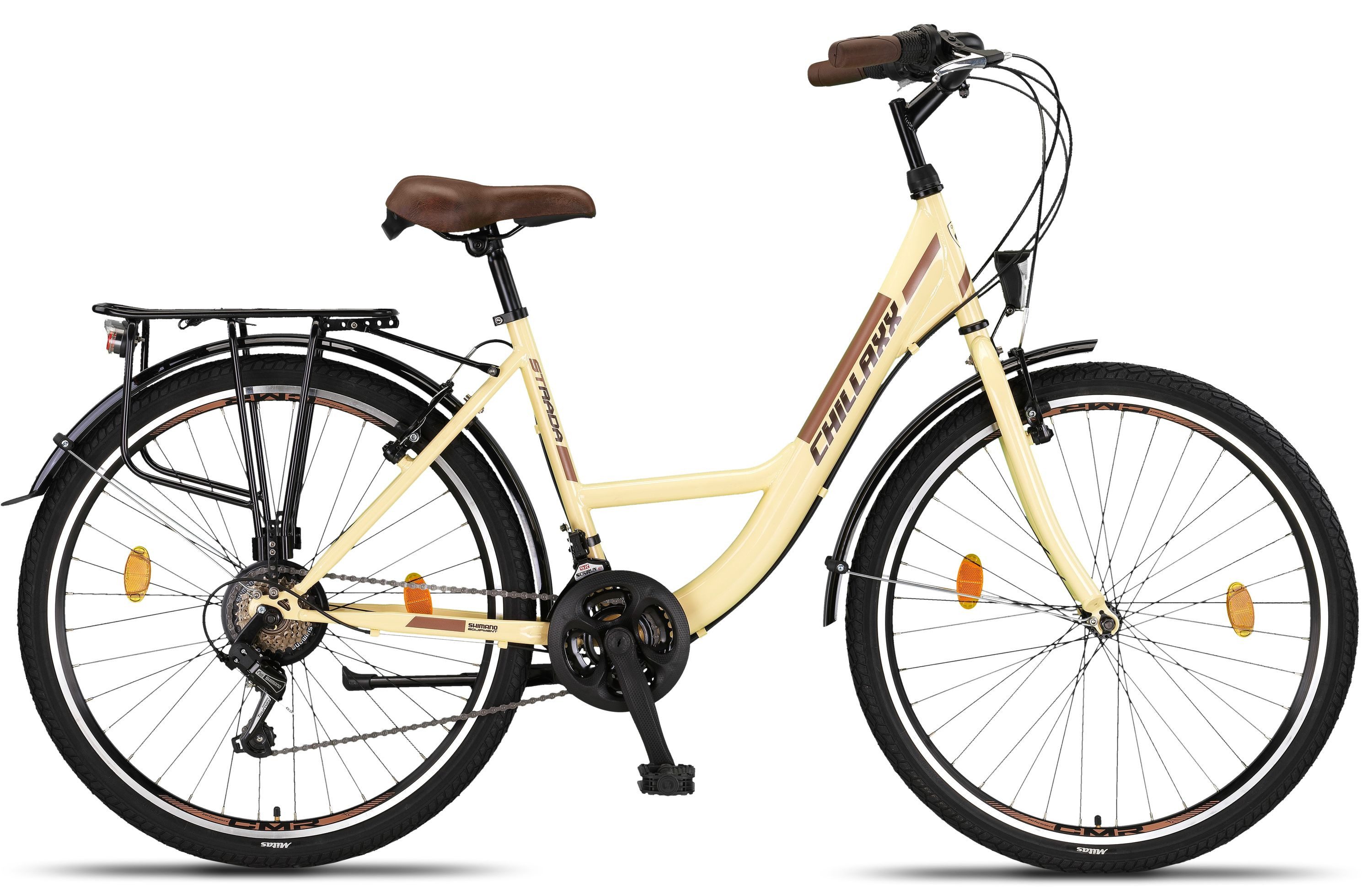 Chillaxx Cityrad Chillaxx Bike Strada Premium City Bike in 24, 26, 28 Zoll