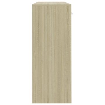 vidaXL Sideboard Sideboard Sonoma-Eiche 110x30x75 cm Holzwerkstoff (1 St)
