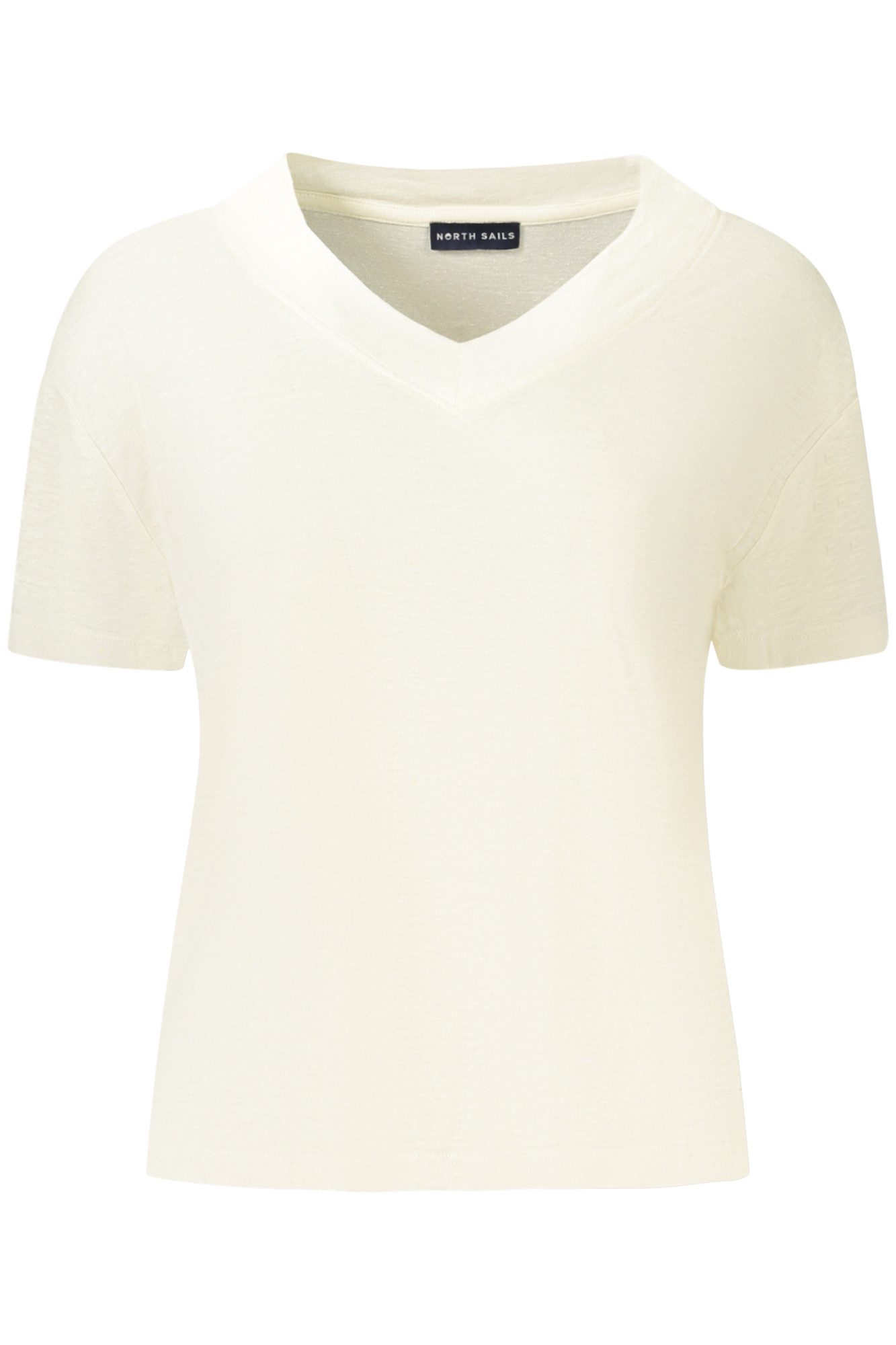 North Sails T-Shirt Nachhaltiges Damen T-Shirt V-Ausschnitt Weiß