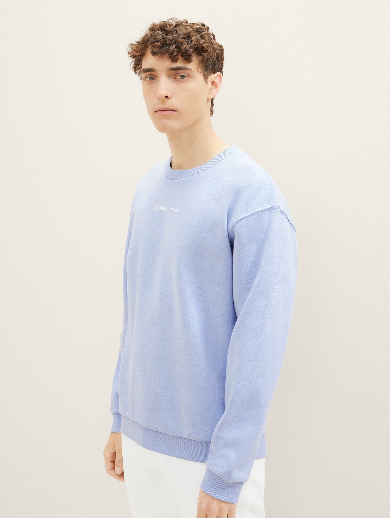 TOM TAILOR Denim Sweatshirt mit Logofrontprint günstig online kaufen