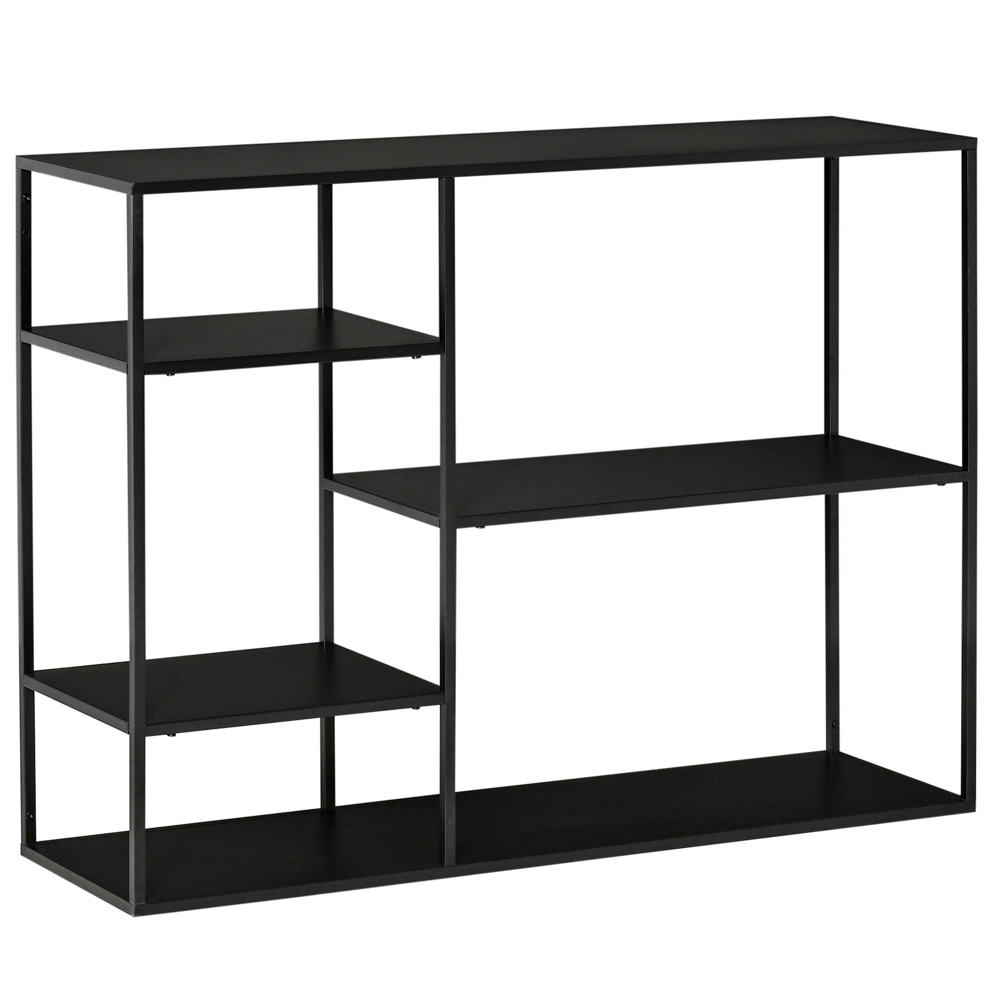 HOMCOM Standregal Bücherregal Lagerregal Aktenregal mit günstig online kaufen