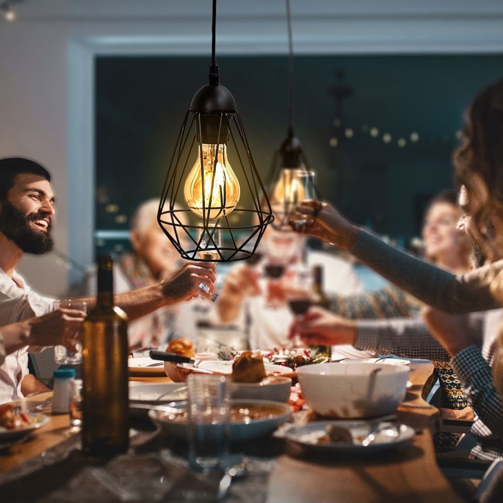 B.K.Licht LED Pendelleuchte BKL1235, ohne Leuchtmittel, Pendelleuchte Retro günstig online kaufen