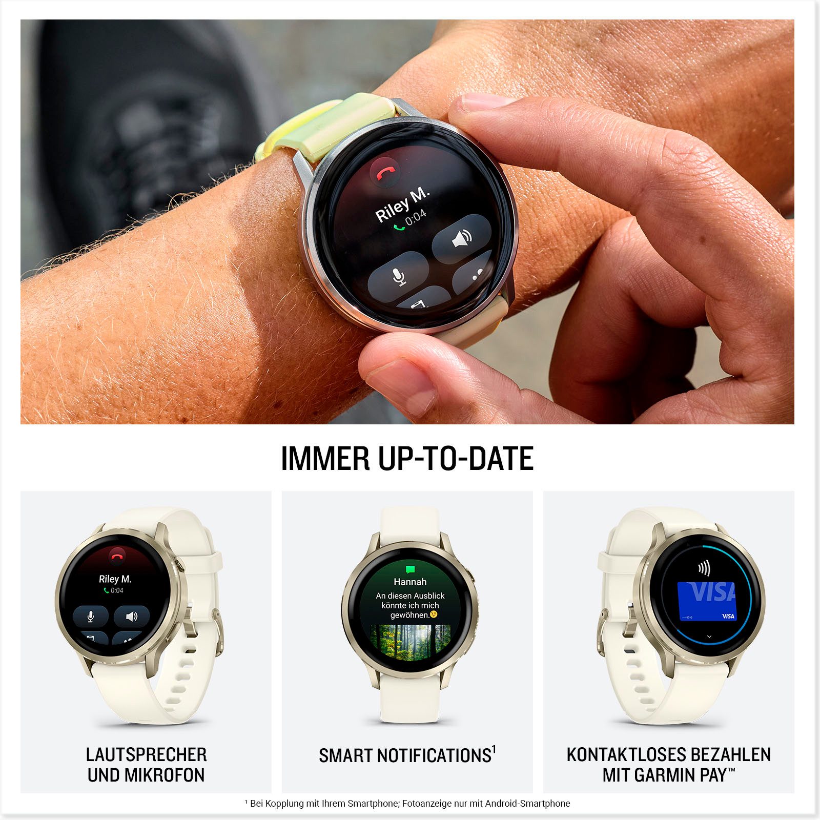 Garmin Venu&nbsp;4 Gold/Beige 41&nbsp;mm