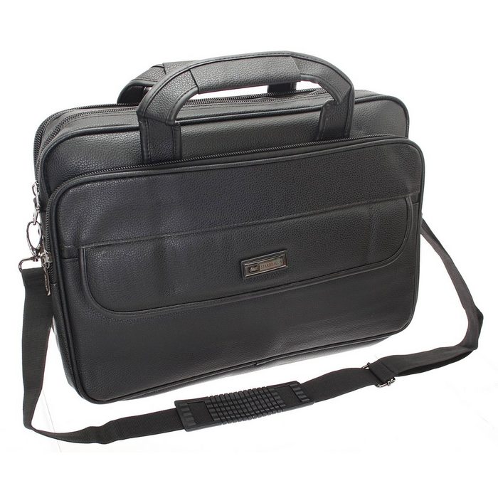 SHG Messenger Bag Arbeitstasche Herrentasche Handgepäck Umhängetasche Messenger Bag mit abnehmbaren Umhängeriemen