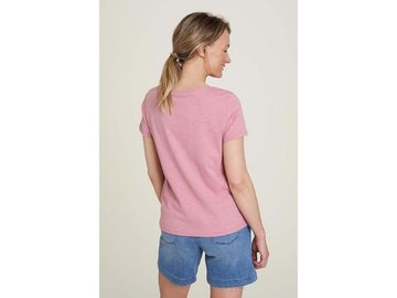 Tranquillo T-Shirt tranquillo Bio-Damen-T-Shirt aus Jersey mit V-Auss