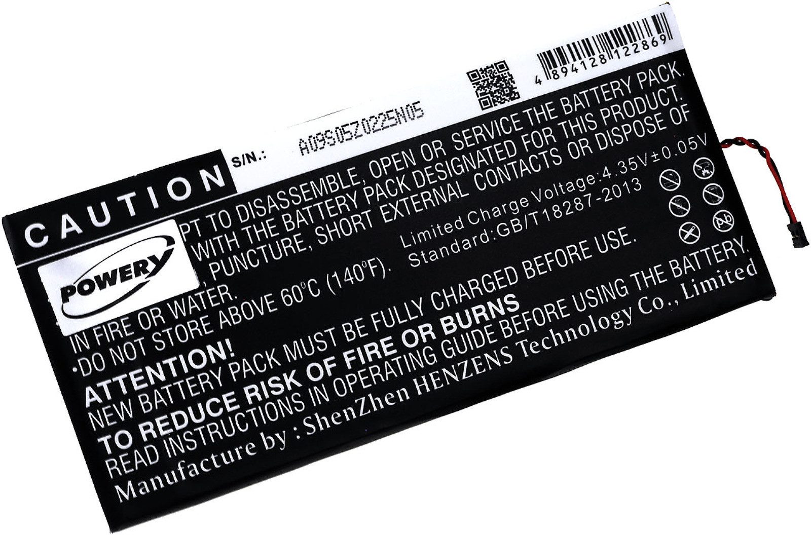 Powery Akku für Smartphone Motorola Moto G4 Plus TD-LTE Smartphone-Akku 2700 mAh (3.8 V)