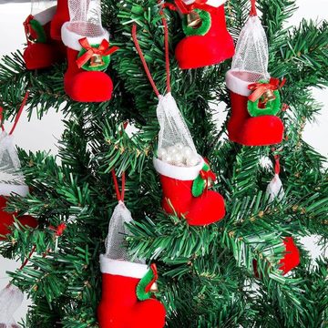 Lubgitsr Nikolausstiefel 12pcsNikolausstiefel zum Befüllen und Aufhängen Weihnachts Stiefelchen (1 St)