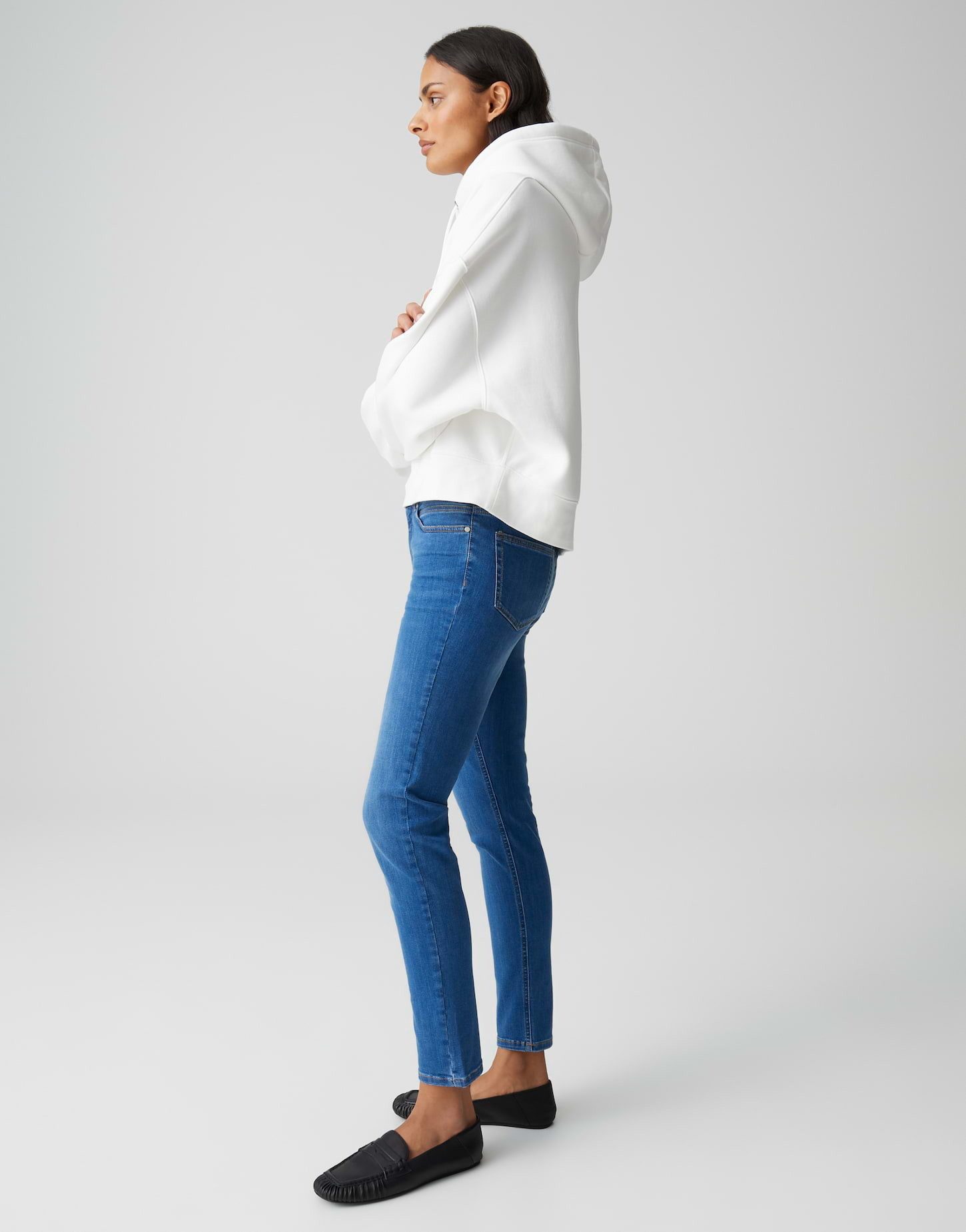 OPUS PANTS Skinny-fit-Jeans ENJA EASE mit Powerstretch Low Rise Ankle, Spanish Cotton, Zip-Fly