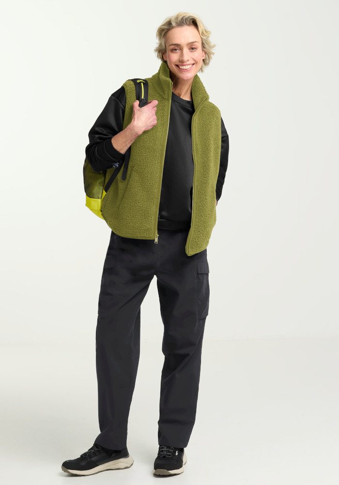 Jack Wolfskin Fleeceweste HIGH CURL VEST W Fleeceweste, kuschelig, wärmend