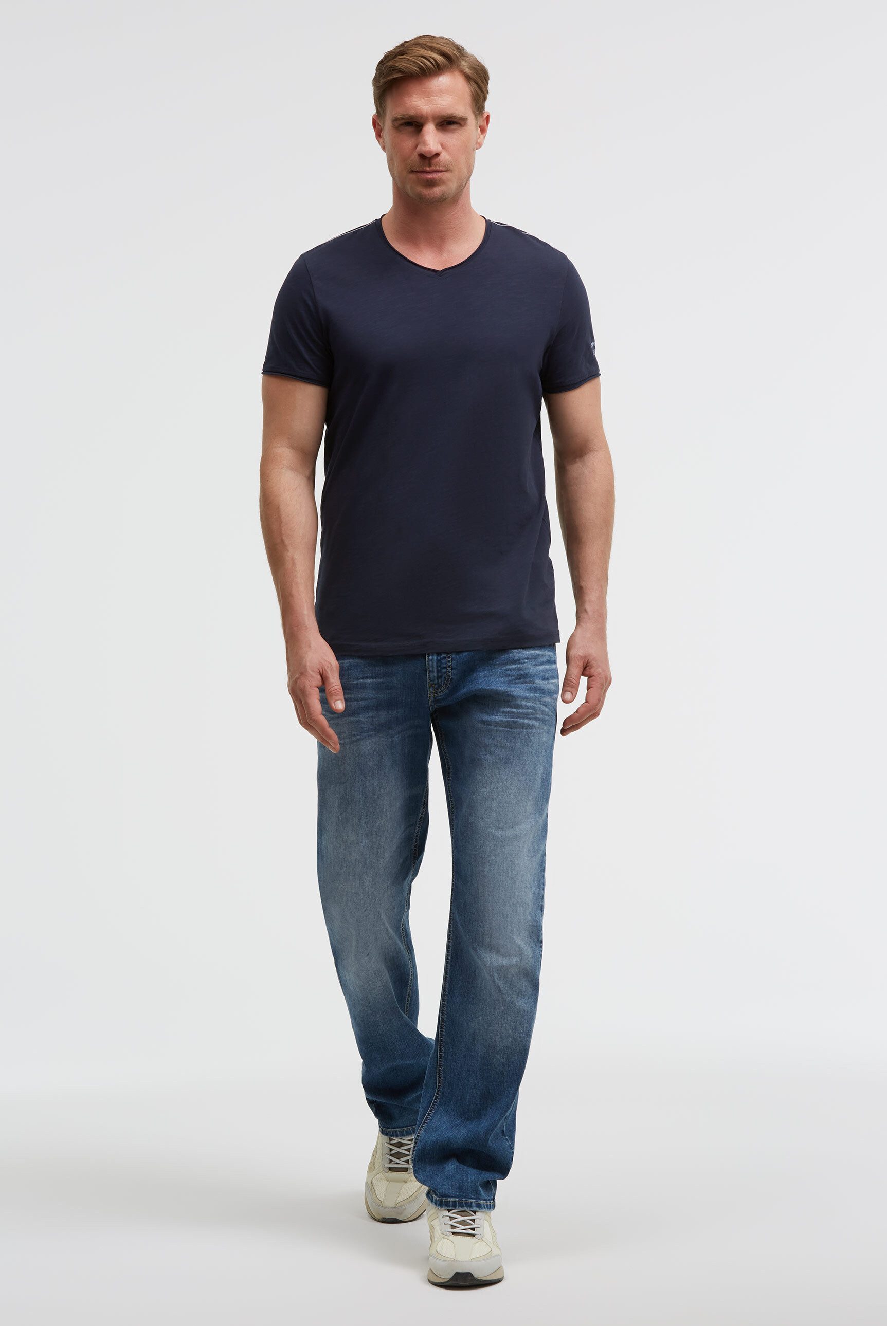 CAMP DAVID V-Shirt aus Baumwolle