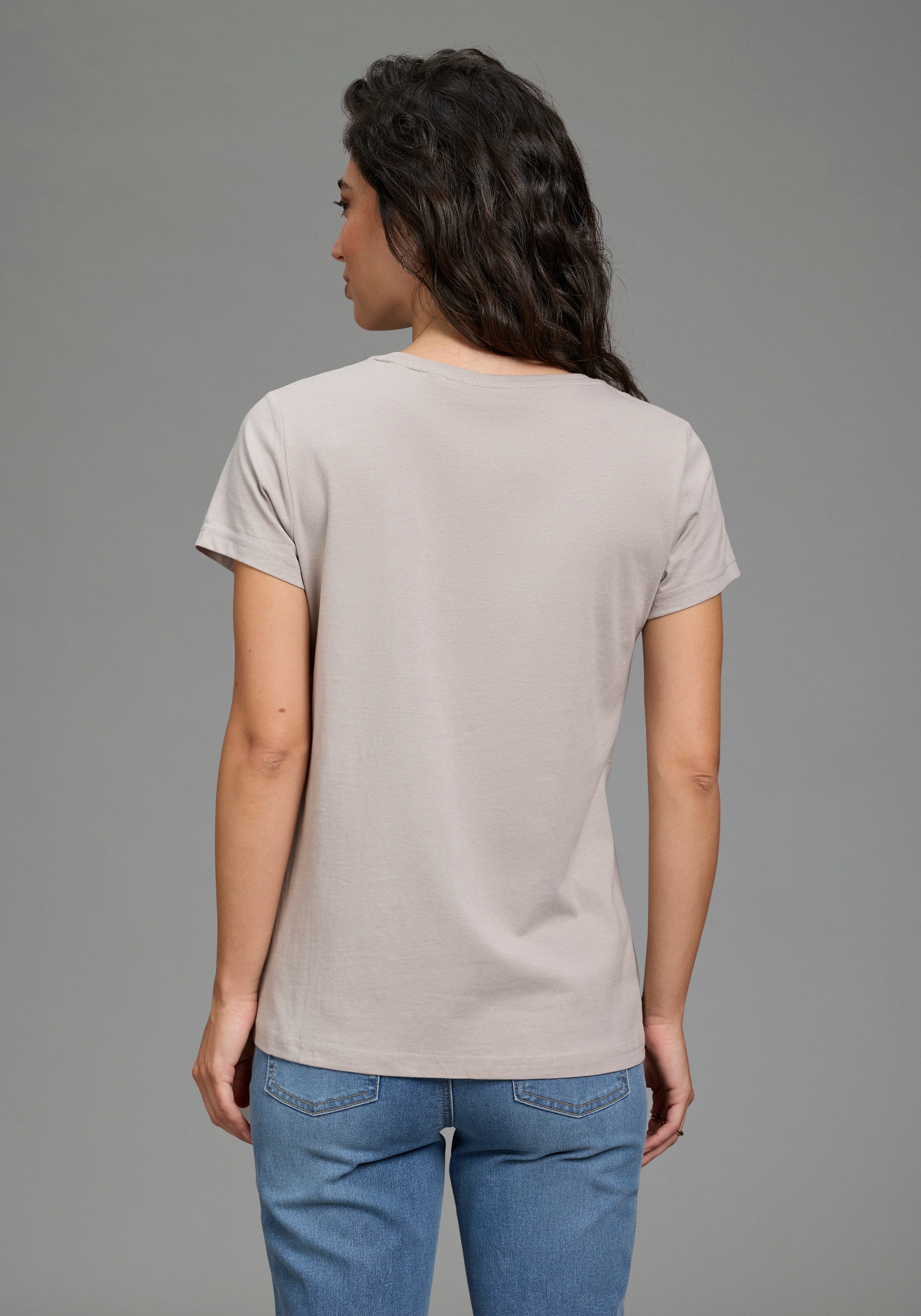 H.I.S T-Shirt bedruckt, für die Freizeit, aus Baumwolle