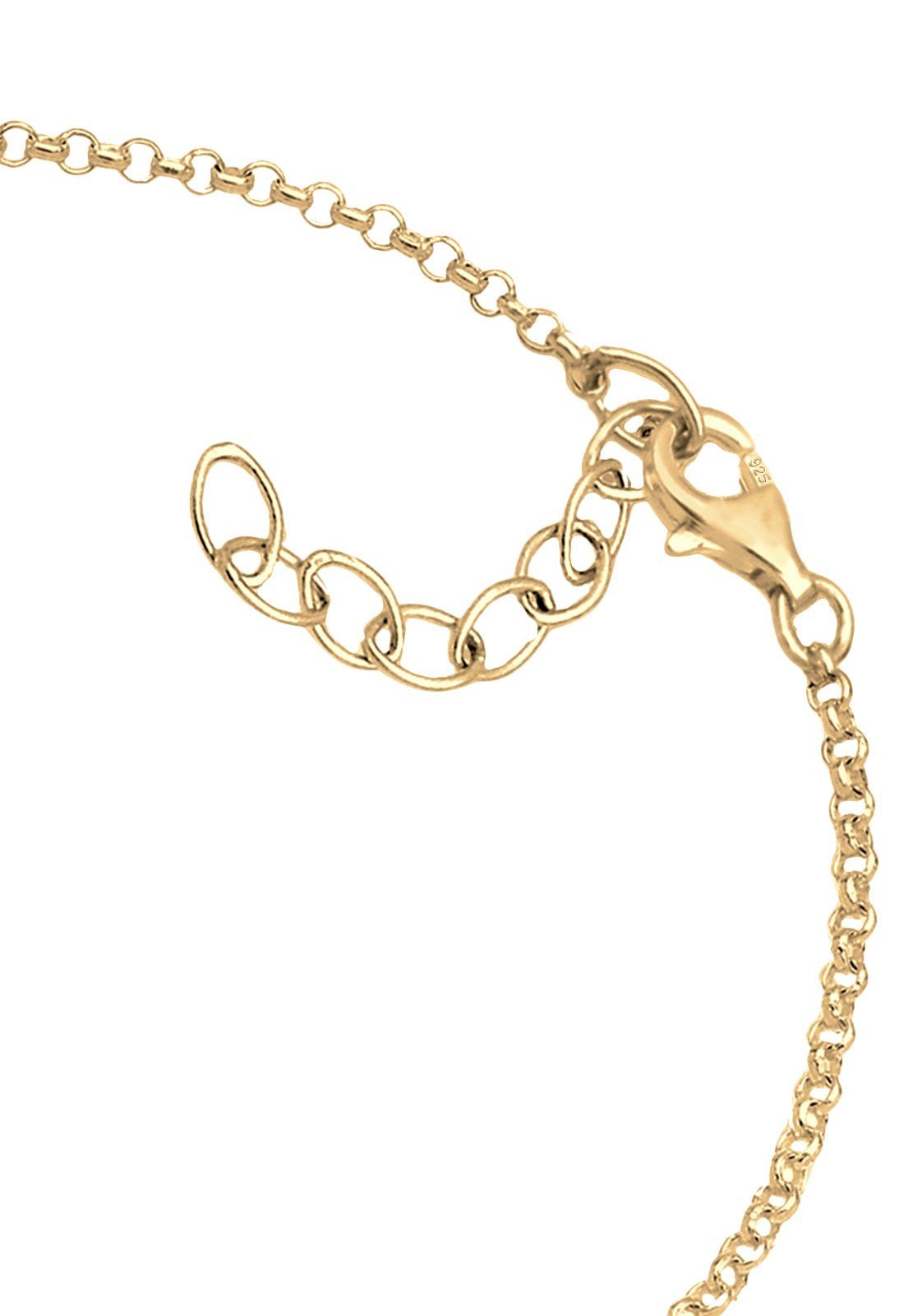 925 Symbol Silber, Elli Gold Anker Armband Maritim Anker Trend Segler