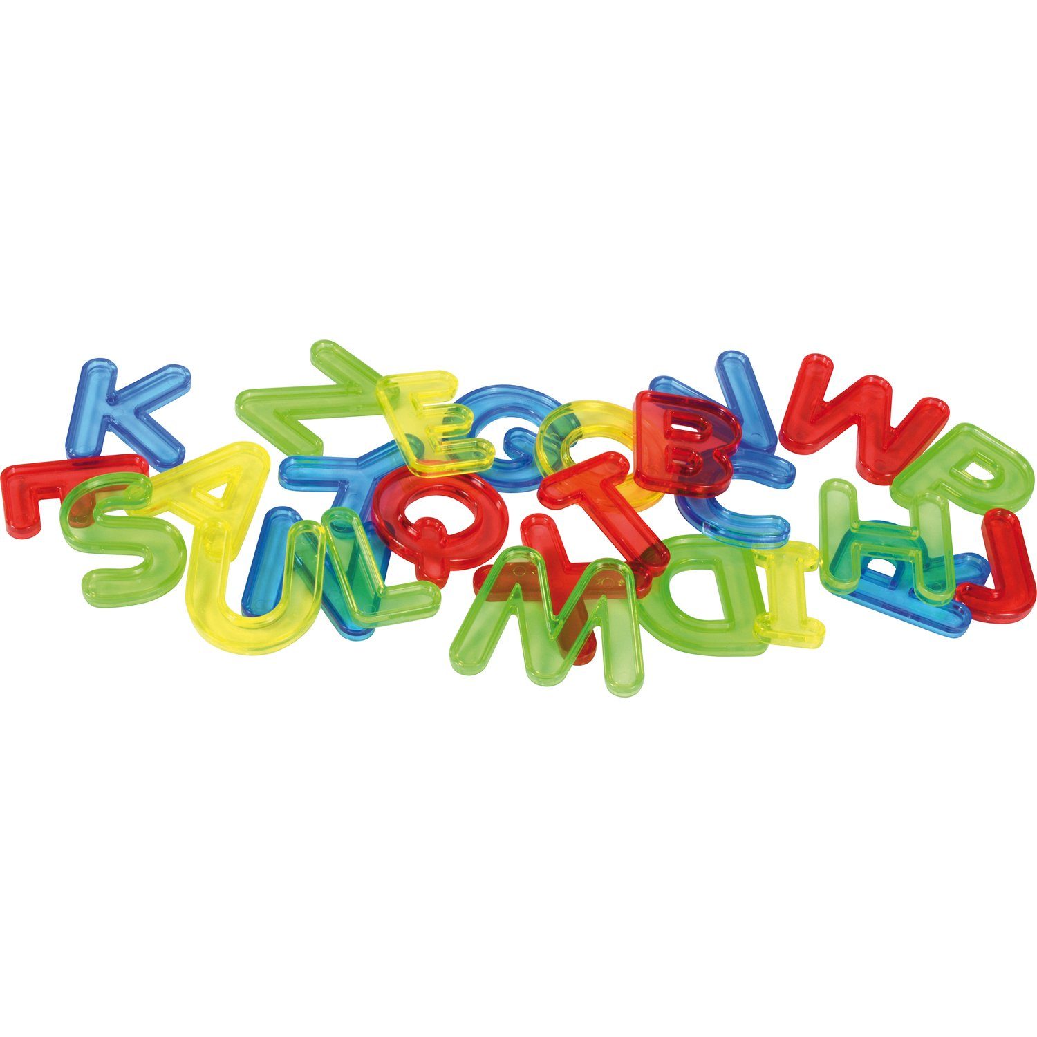 EDUPLAY Lernspielzeug Transparente Buchstaben
