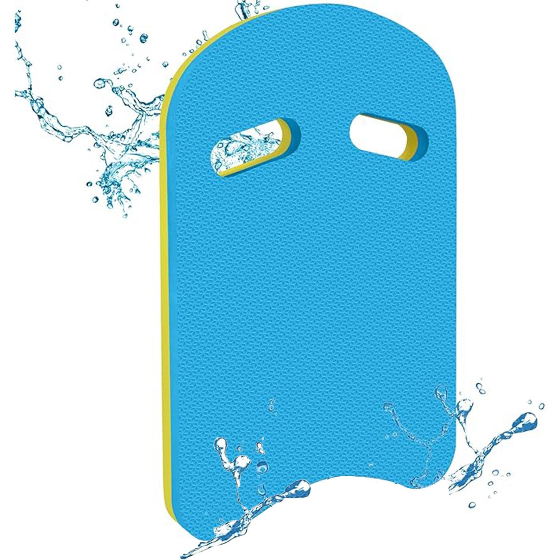 Mutig Schwimmbrett Schwimmbrett mit Griffen für Kinder & Erwachsene (Schwimmhilfe zum Schwimmen Lernen, Kickboard für Schwimmtraining), Anfänger & Fortgeschrittene, geeignet ab 3, 5, 6,7, 8 Jahren