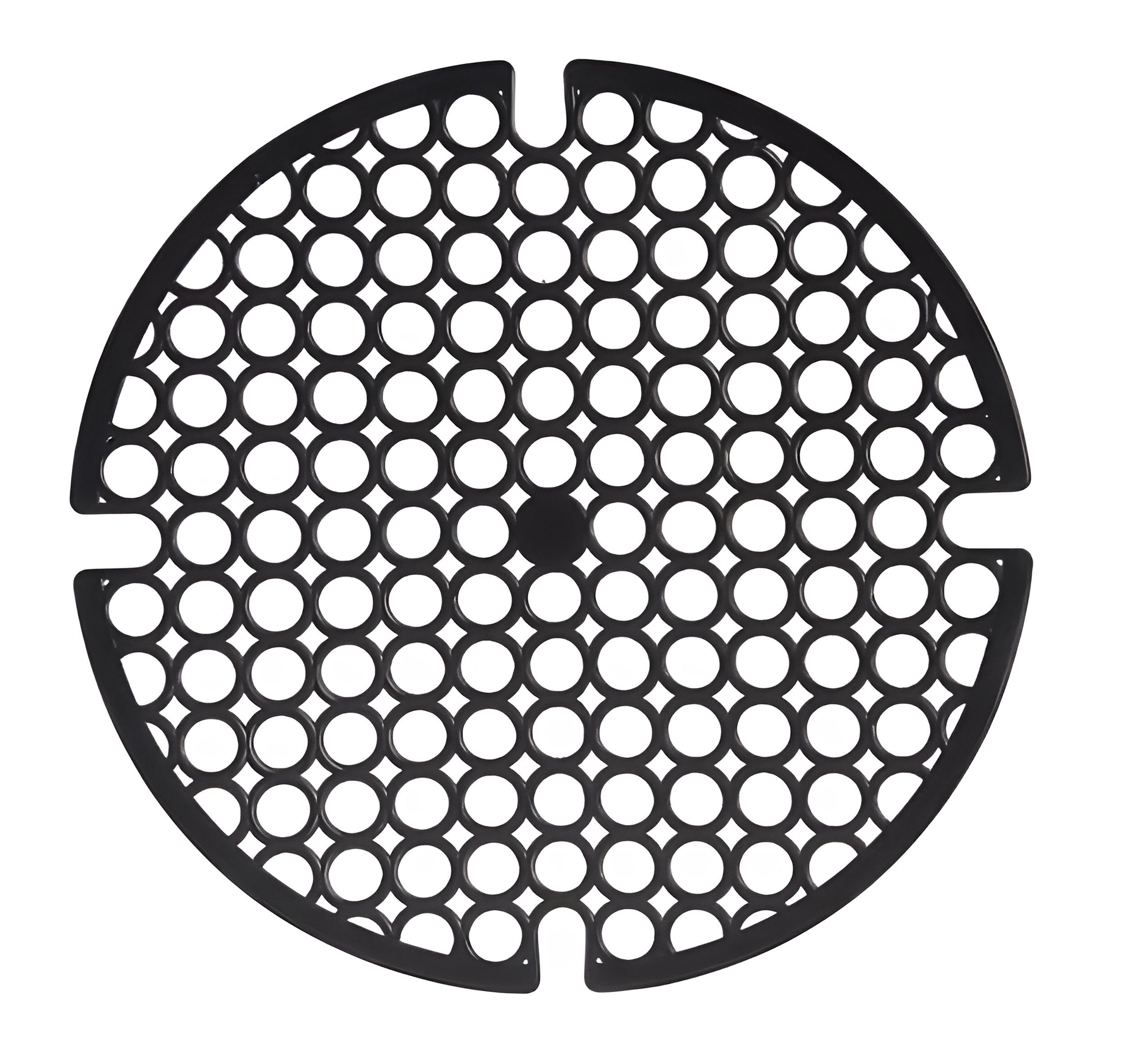 KINVARA Abtropfmatte SPÜLBECKEN EINLAGE Ø29cm rund Spülbeckenmatte Spülmatte 30 (Schwarz), Spülbeckeneinlage Abtropfmatte Matte