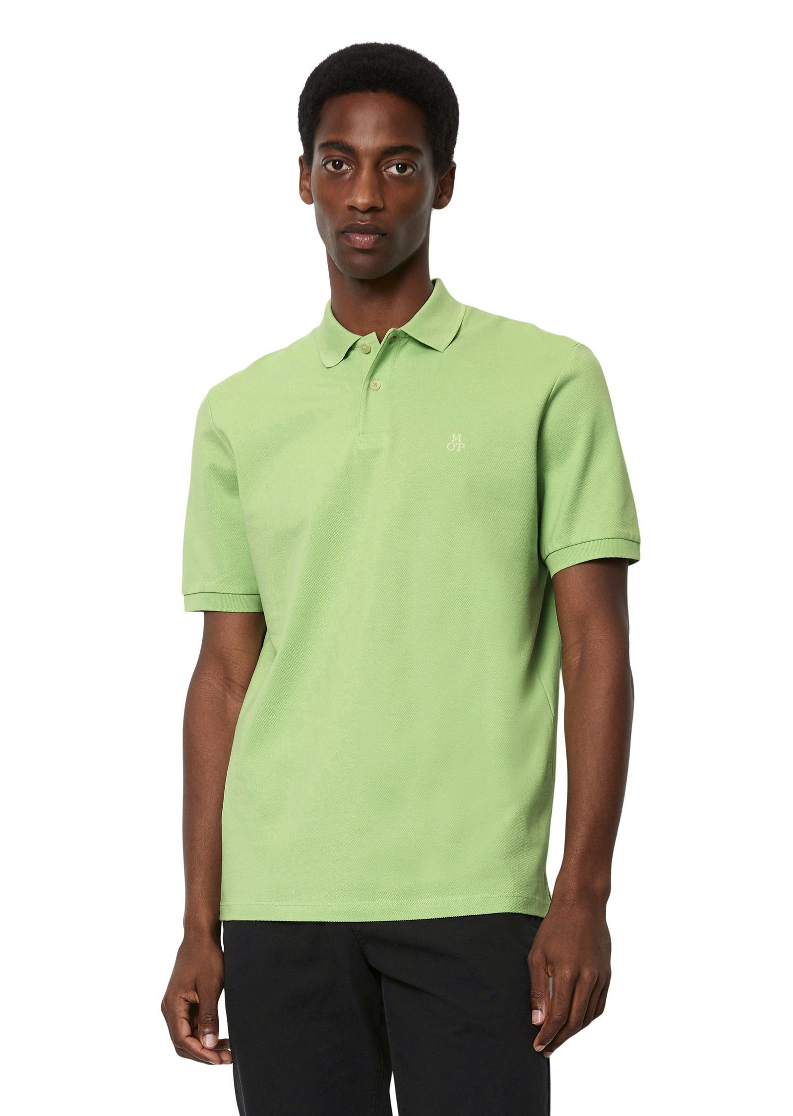 Marc O'Polo Poloshirt aus reiner Bio-Baumwolle