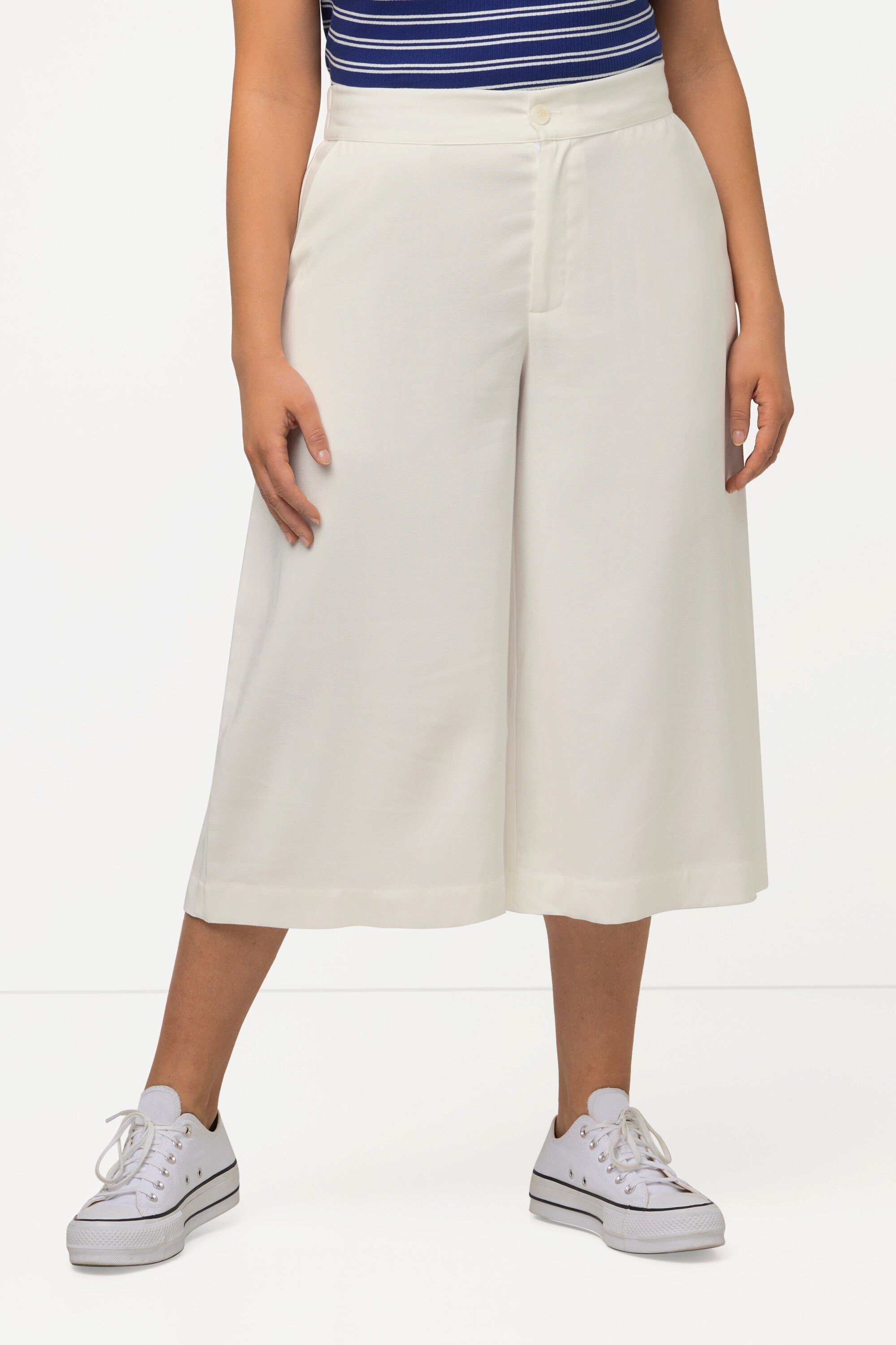 Ulla Popken Culotte Culotte weites Komfortbund Bein