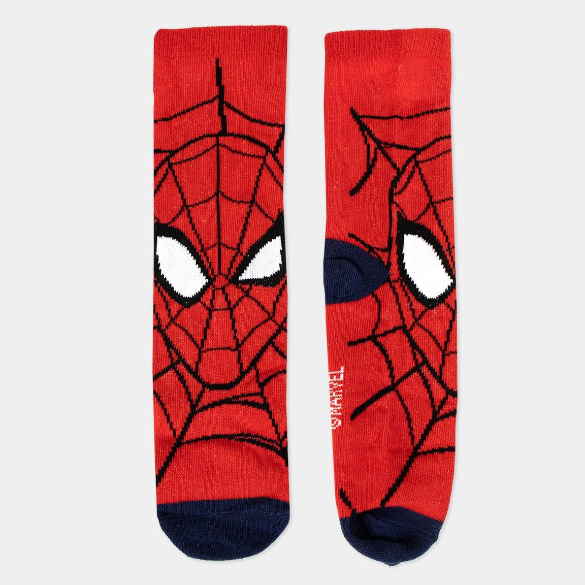 Spiderman Langsocken Spiderman 4er Pack Jungen Socken Strümpfe Geschenkverpackung Spardose