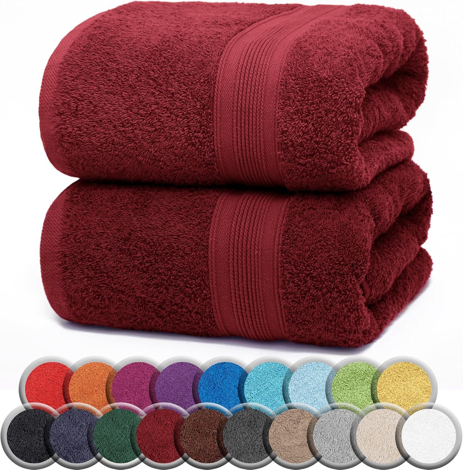 NatureMark Saunatuch Frottier Saunatücher 80x200cm, 100% Baumwolle (2-St), günstig online kaufen