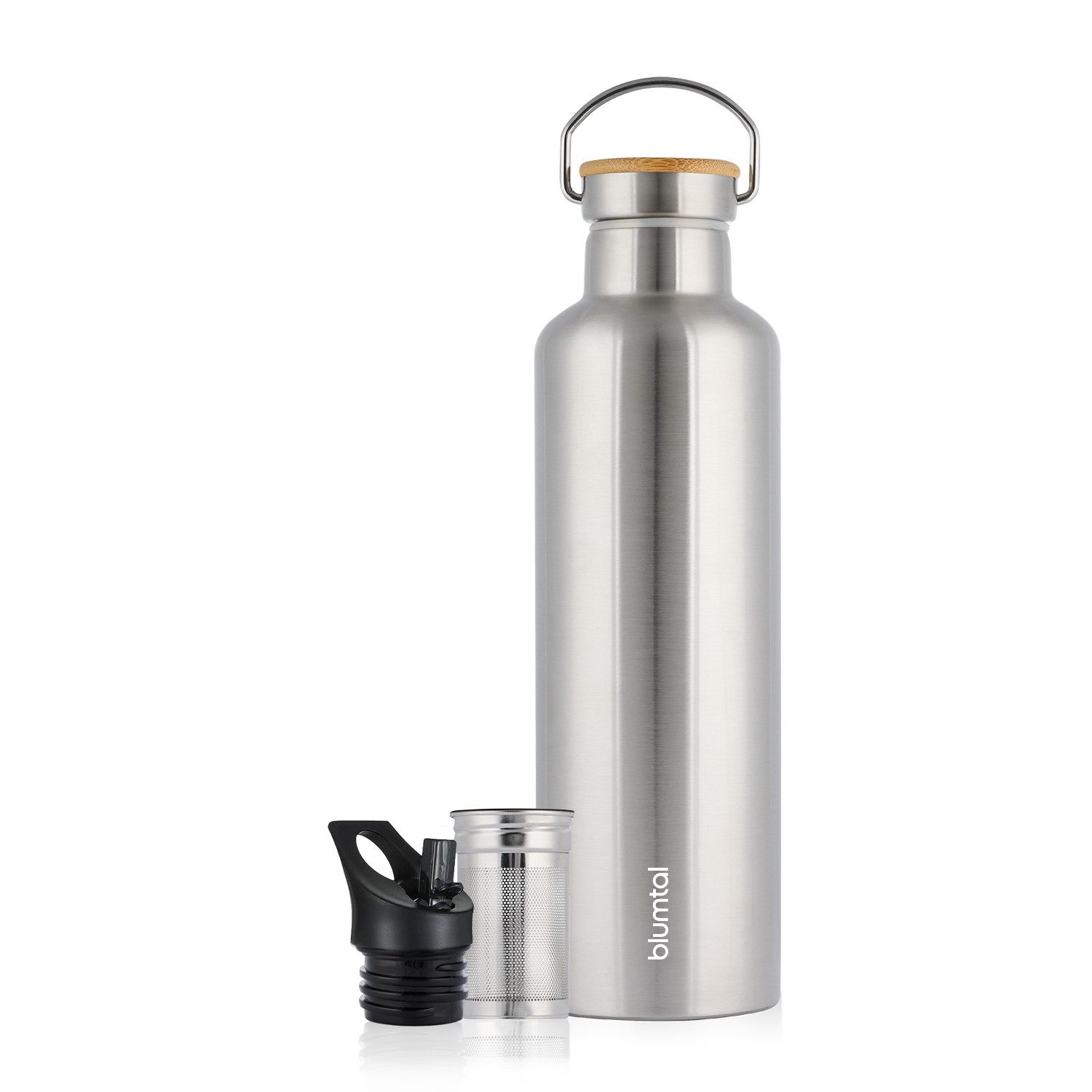 Thermoflasche Thermosflasche 1L - doppelwandige Flasche Edelstahl 1L - BPA frei