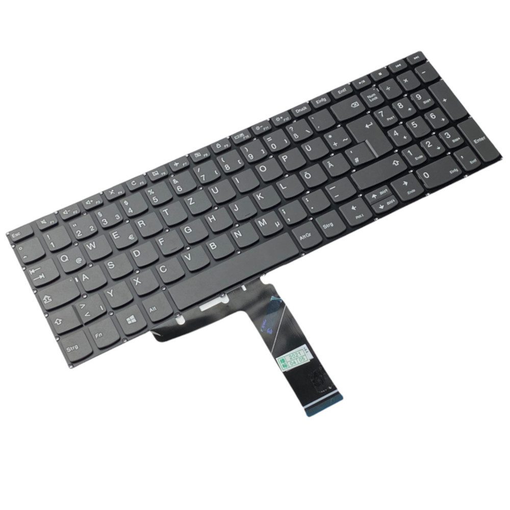 Trade-Shop Ersatz passend für Lenovo Ideapad 330S-15ARR 330S-15AST 330S-15 Tastatur (Tastenbelegung: Deutsch, QWERTZ / Farbe: Grau / ohne Rahmen)